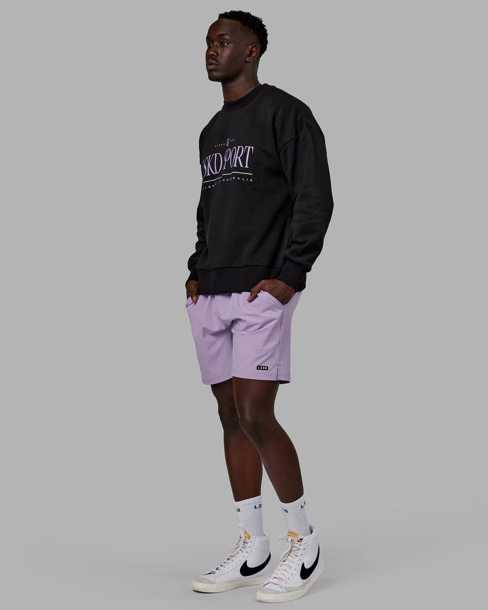Intensity 7'' Performance Shorts - Pale Lilac sold by LSKD product image thumbnail 4