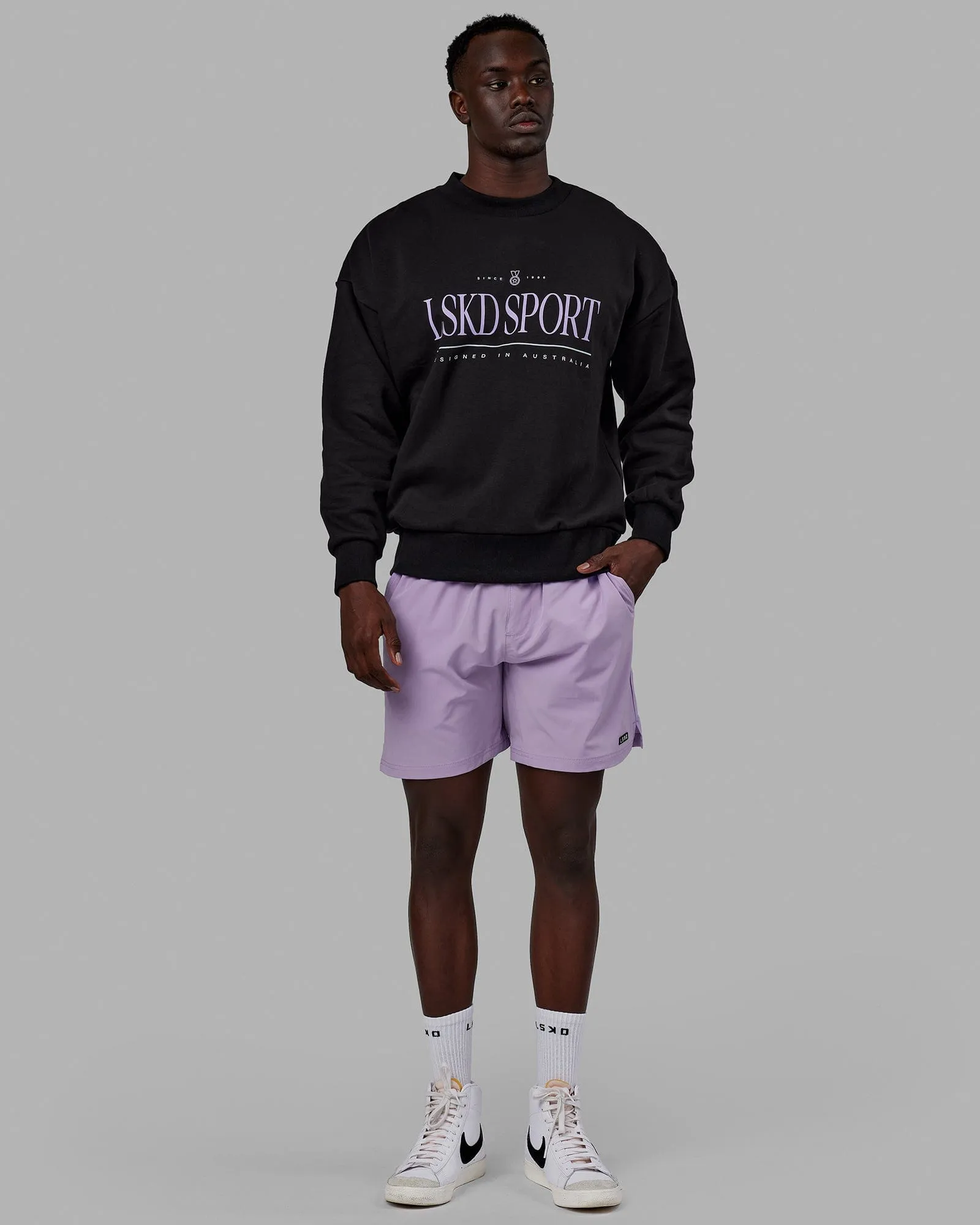 Intensity 7'' Performance Shorts - Pale Lilac sold by LSKD product image thumbnail 3