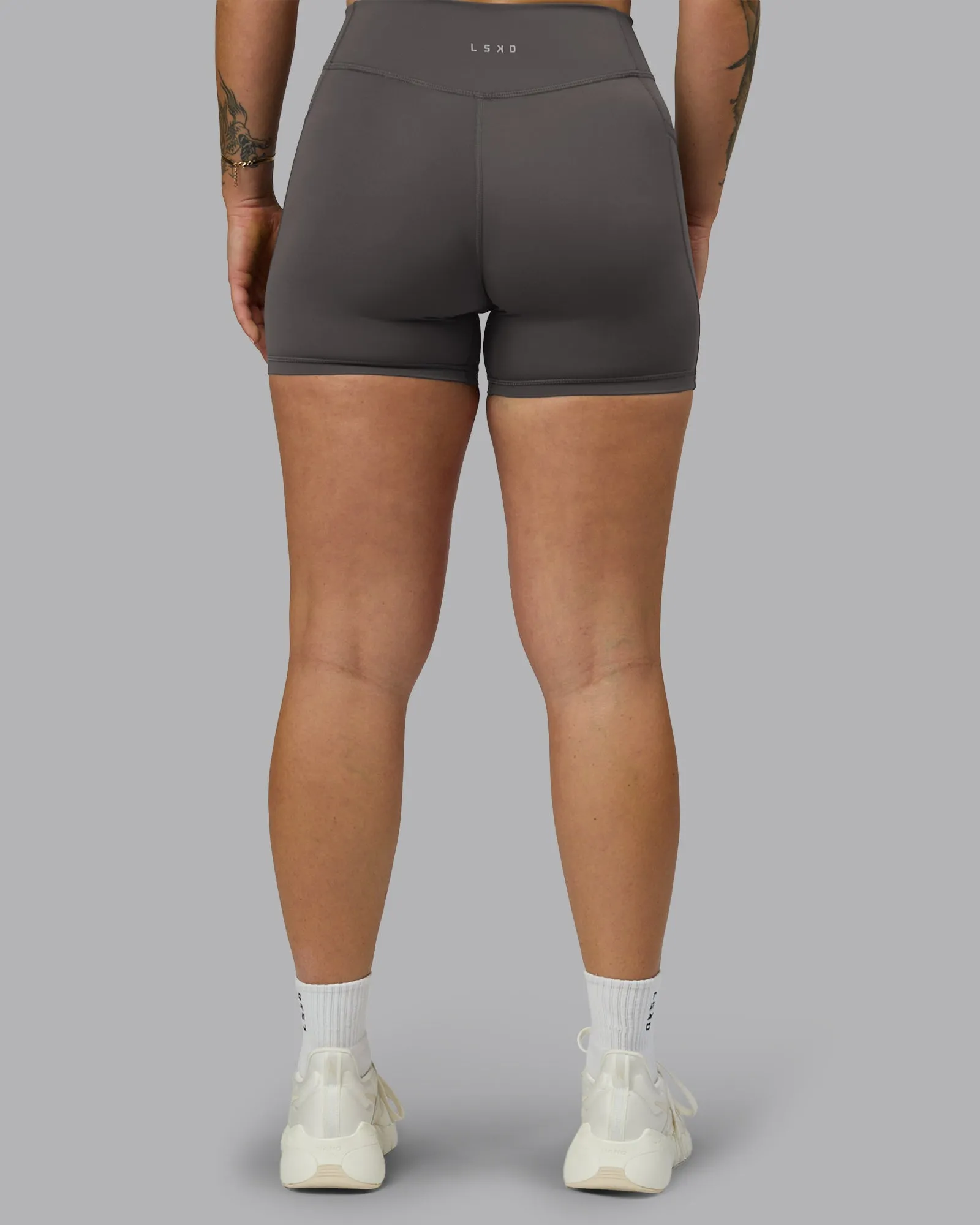 Elite High-Rise 4" Short Pockets - Dark Storm sold by LSKD product image thumbnail 4