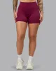 Elite High-Rise 4" Short Pockets - Plum Berry sold by LSKD