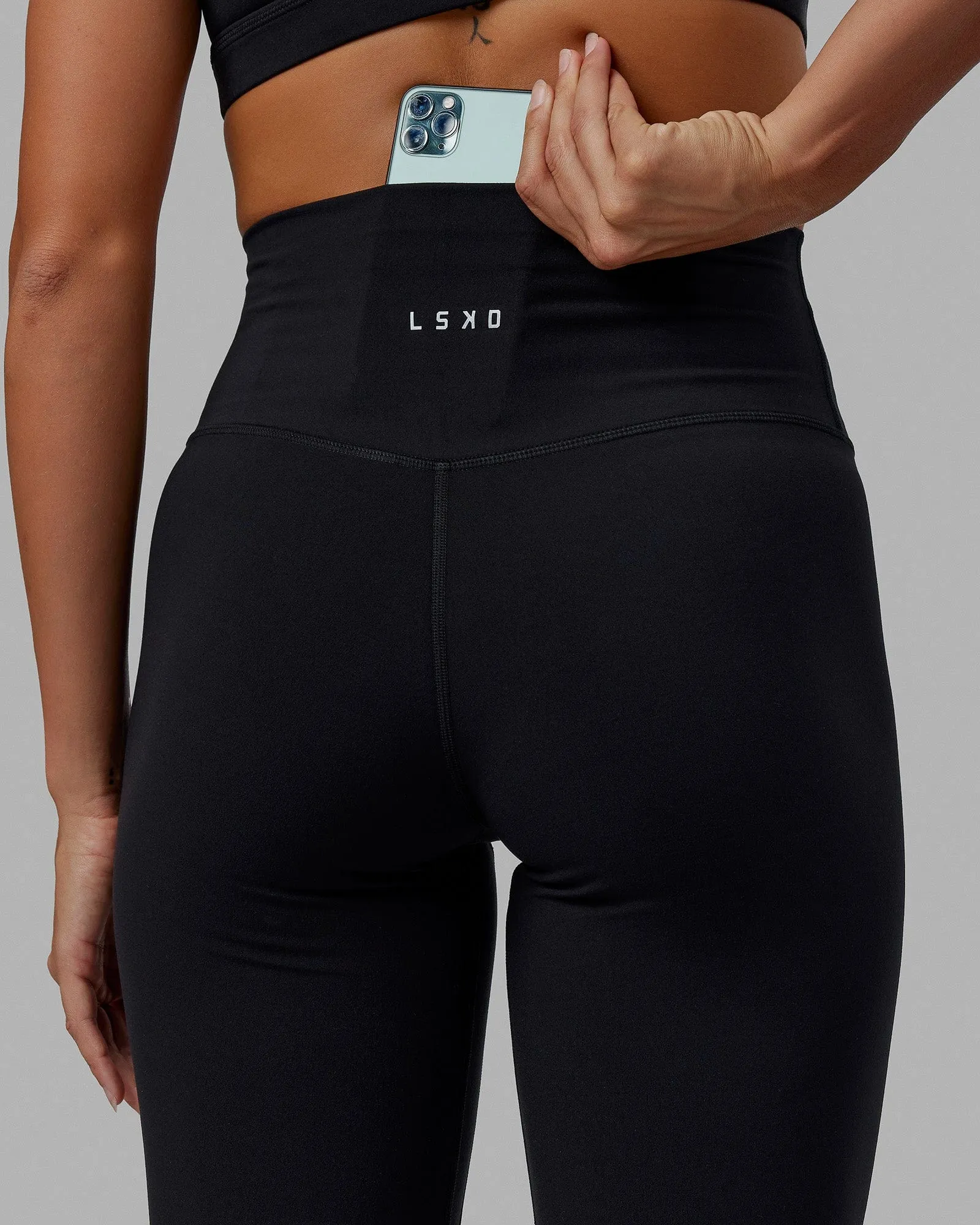 Base 2.0 Ultra High-Rise 7/8 Legging - Black sold by LSKD product image thumbnail 5