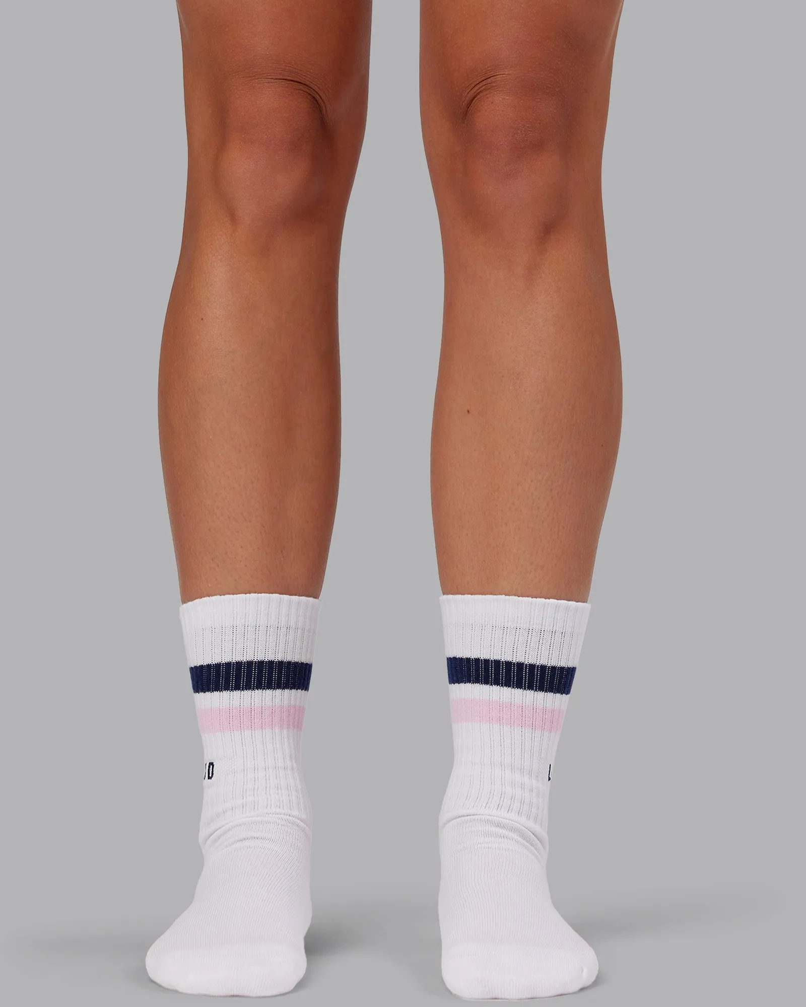 Heritage Crew Sock - White-Future Navy sold by LSKD product image thumbnail 3