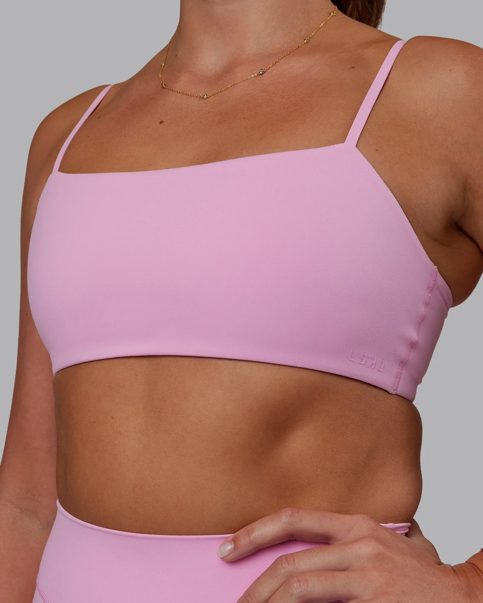 Rebel Heart Sports Bra - Pink Frosting sold by LSKD product image thumbnail 3