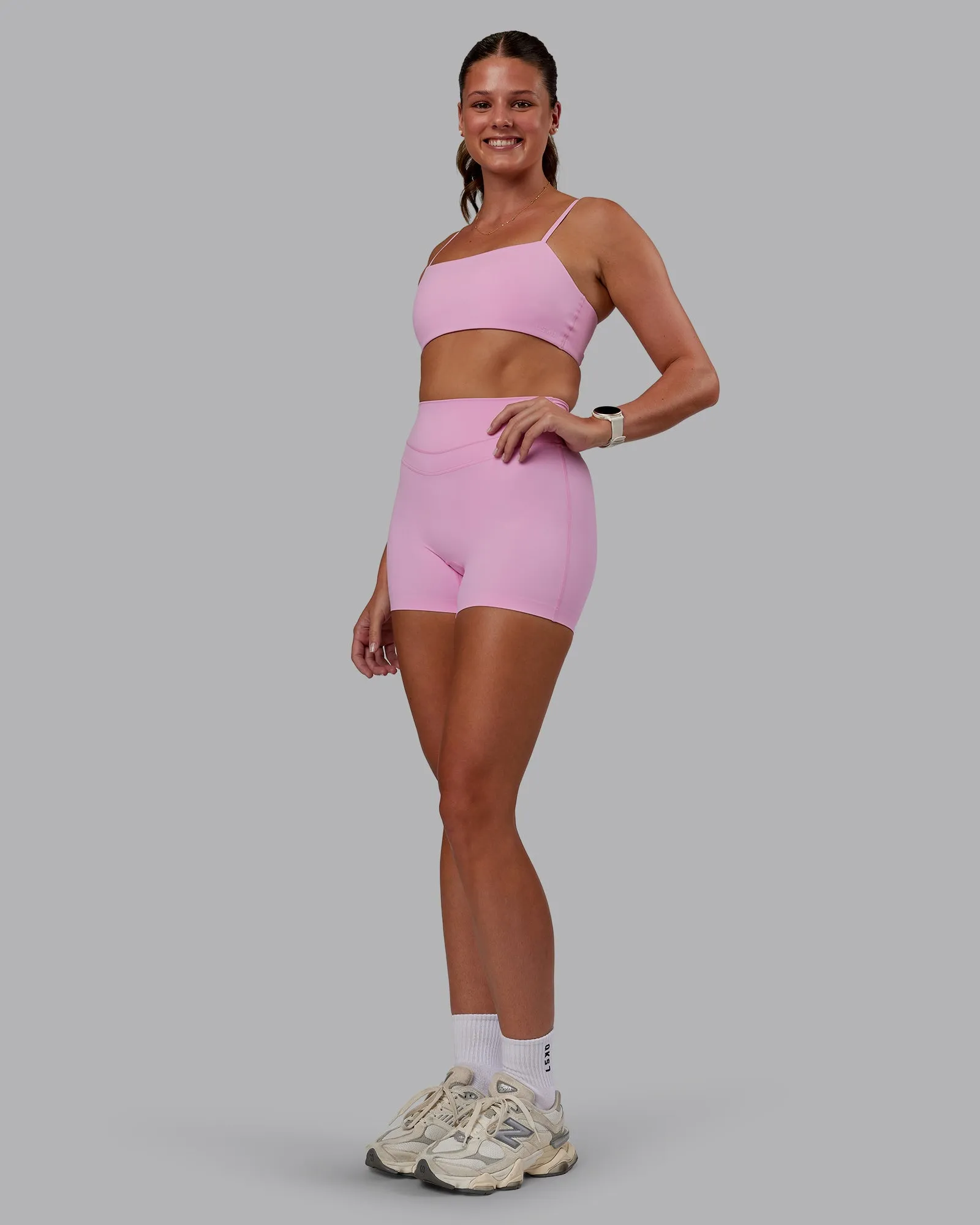 Rebel Heart Sports Bra - Pink Frosting sold by LSKD product image thumbnail 4