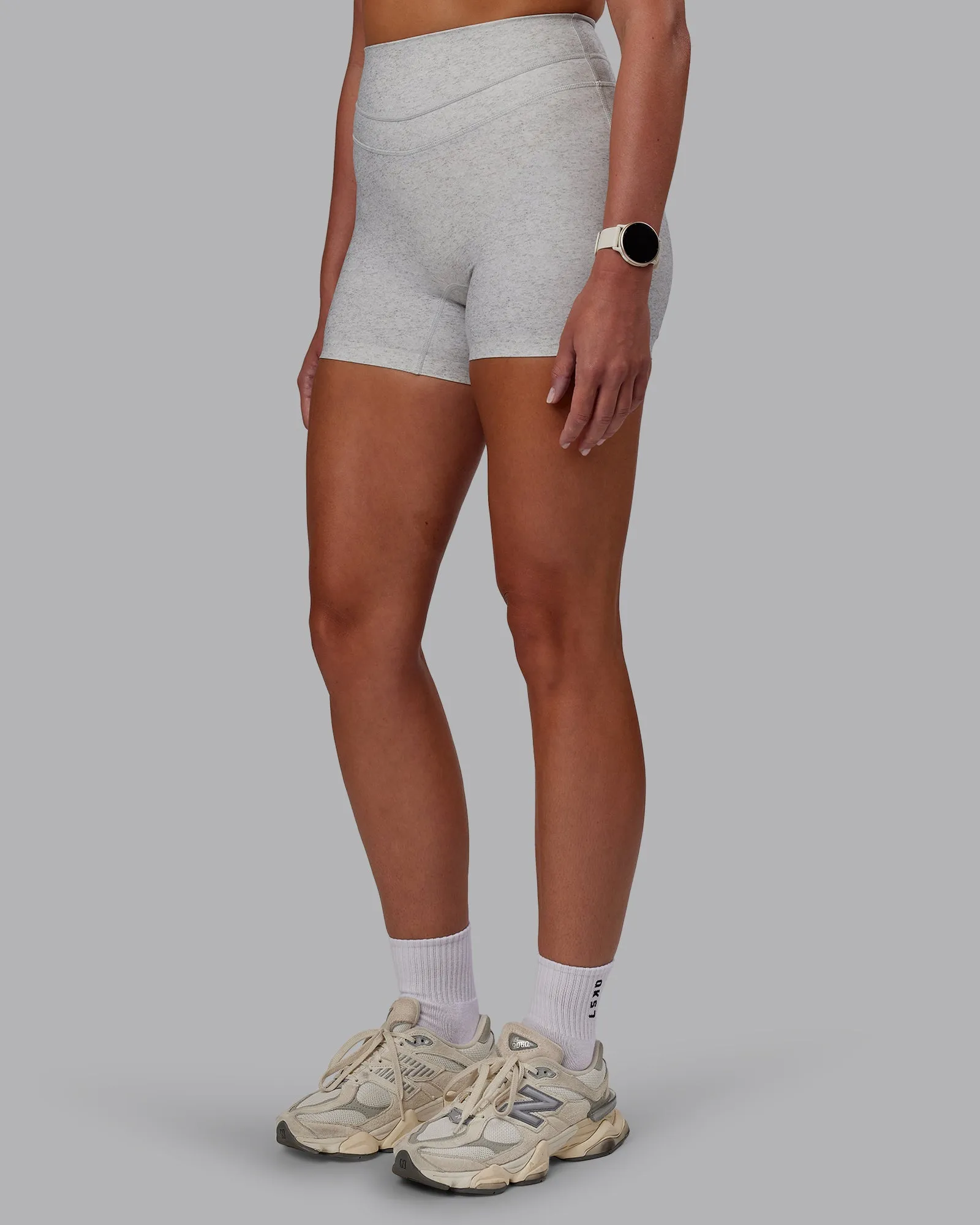 Enhance Ultra High-Rise 4" Short - Grey Marl sold by LSKD product image thumbnail 3