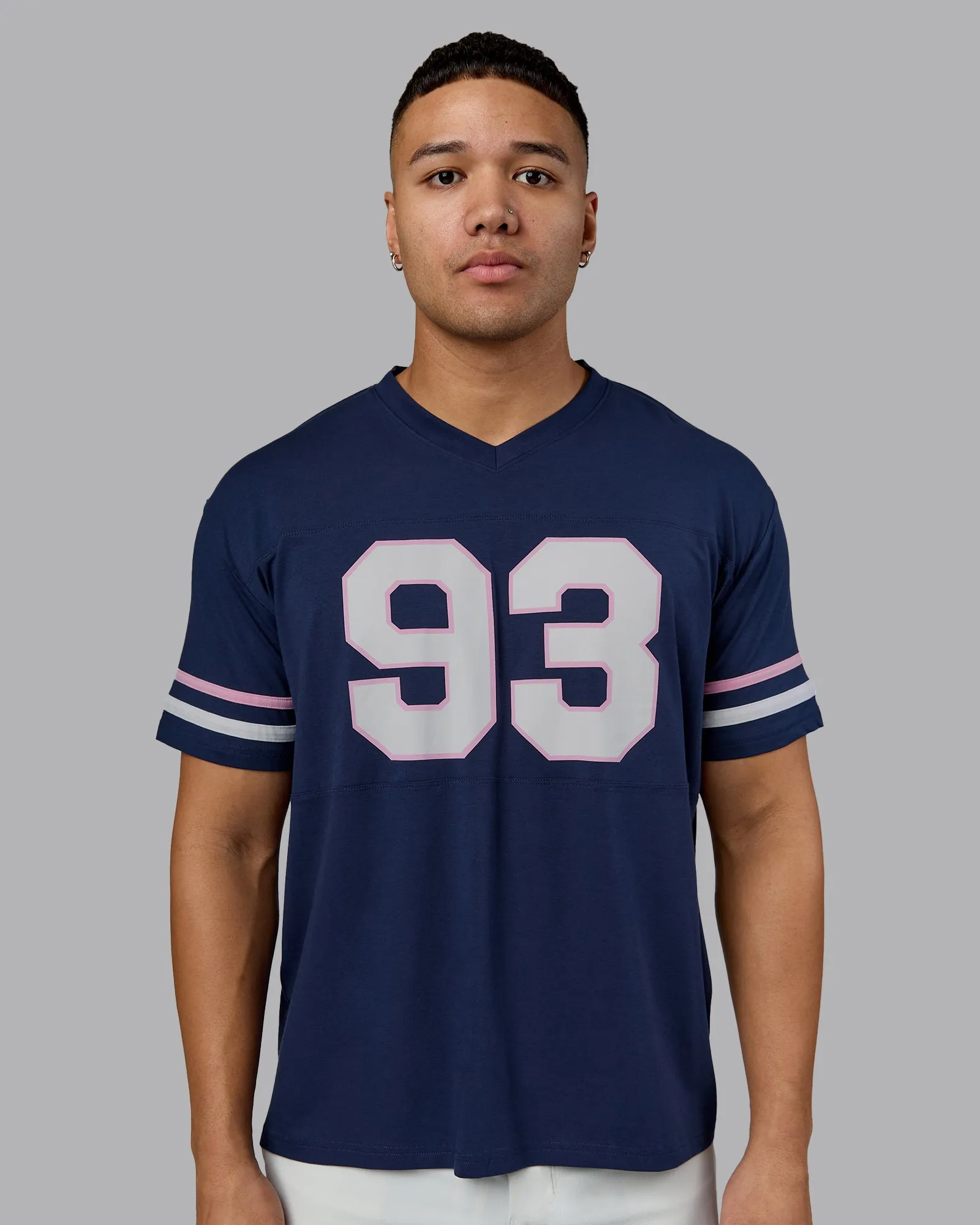 Fearless FLXCotton Tee - Future Navy-Pink Frosting sold by LSKD product image thumbnail 3