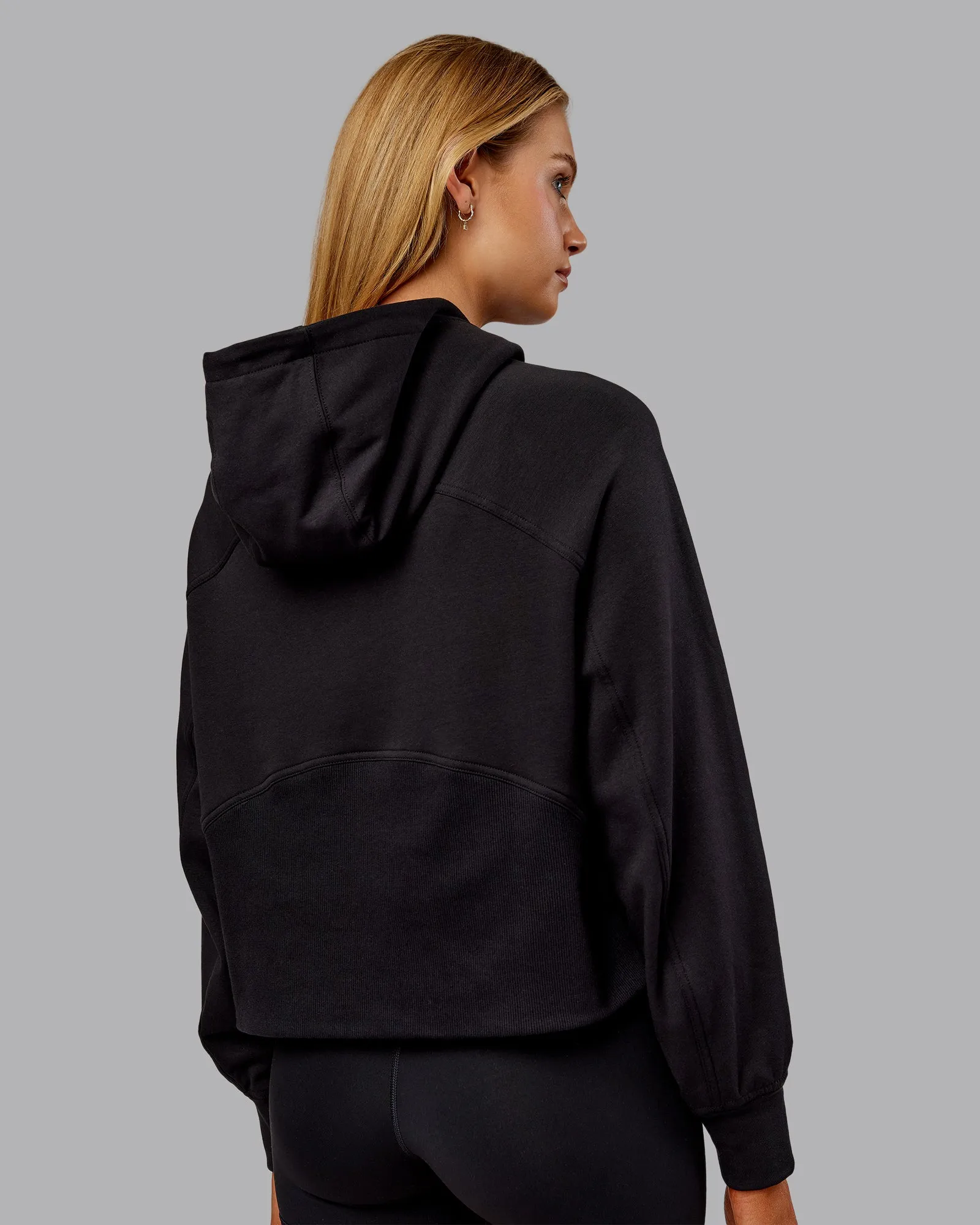 Pursue Mid-Weight Hoodie - Black sold by LSKD product image thumbnail 3