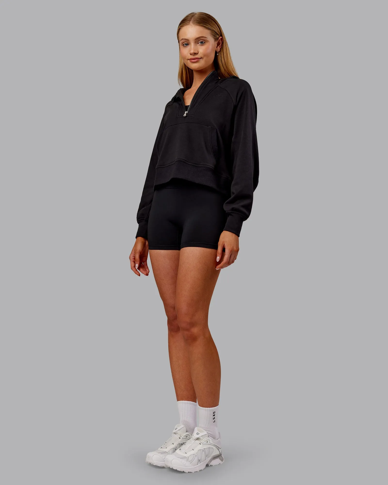 Pursue Mid-Weight Hoodie - Black sold by LSKD product image thumbnail 2