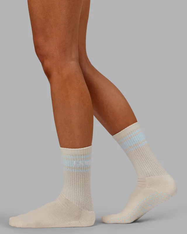 Evolved Pilates Grip Sock - Off White-Skyride sold by LSKD
