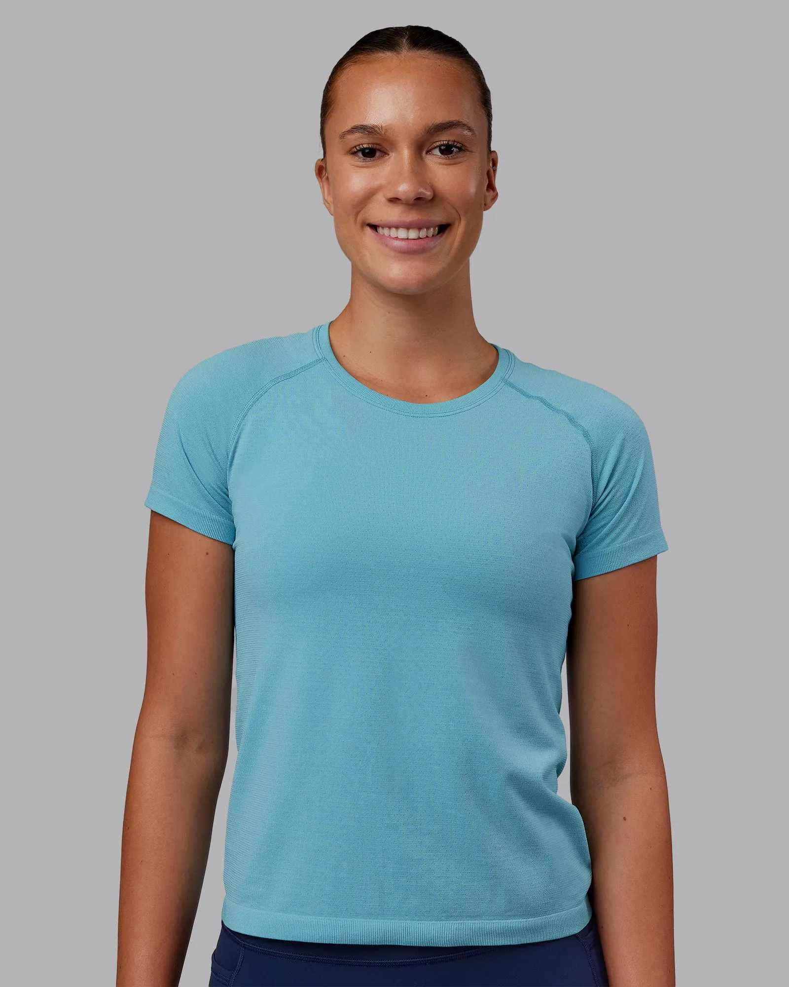 AeroFLX+ Seamless Tee - Retro Blue/Retro Blue sold by LSKD product image thumbnail 5