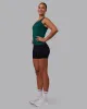 AeroFLX+ Seamless Tank - Dark Moss/Dark Moss sold by LSKD