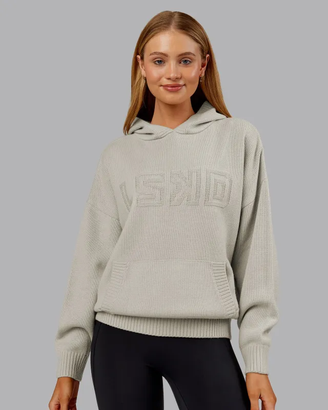 All Day Active Knitted Hoodie - Shale Beige sold by LSKD