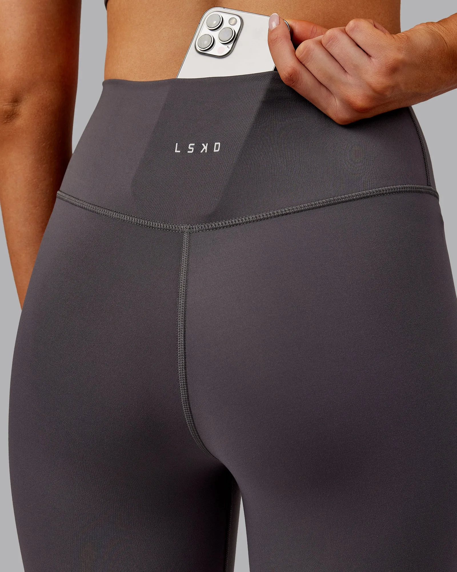 Fusion Ultra High-Rise Full Length Legging - Dark Storm sold by LSKD product image thumbnail 3