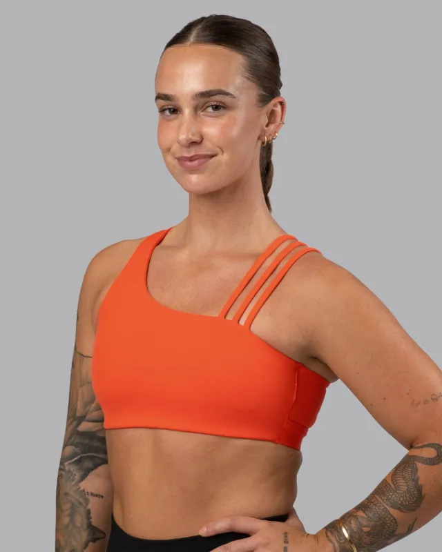 Galvanise Sports Bra 2.0 - Ultra Orange sold by LSKD