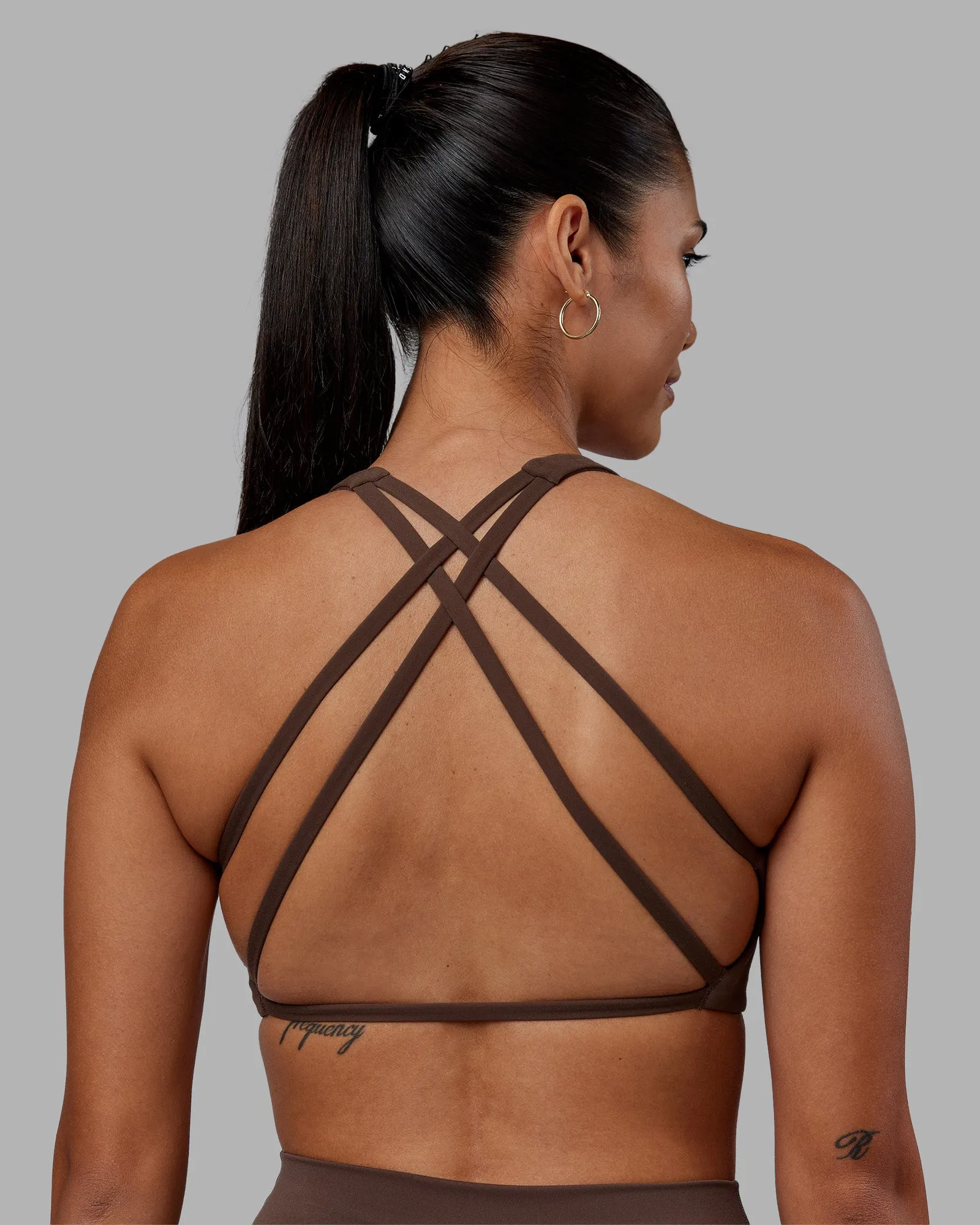 Aspire Sports Bra - Chocolate Martini sold by LSKD