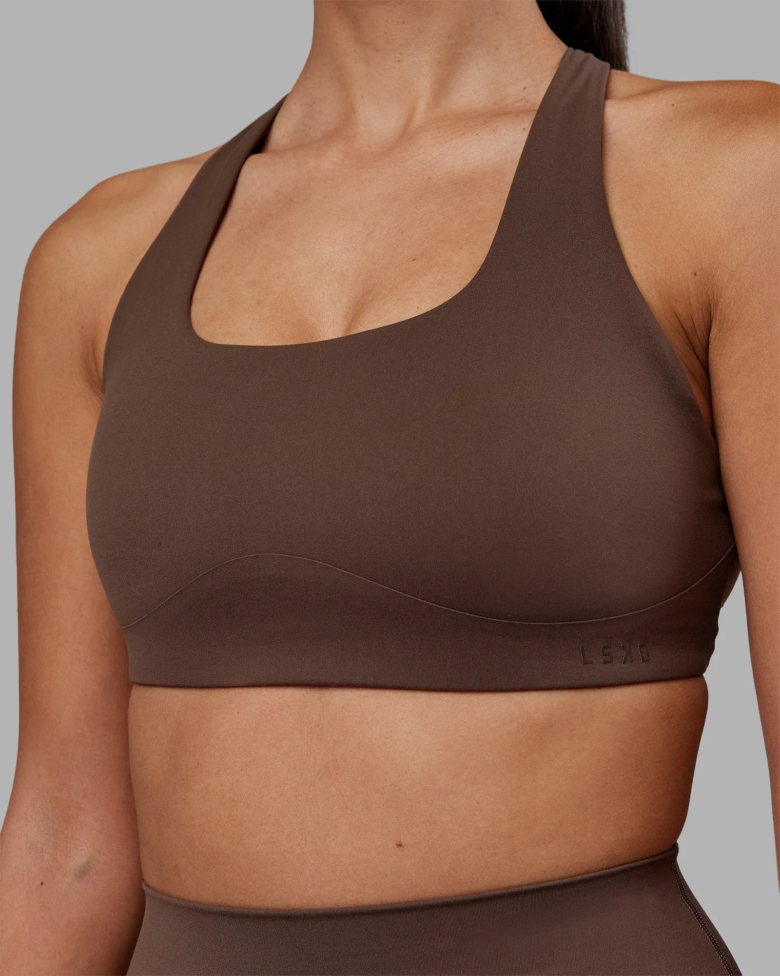 Aspire Sports Bra - Chocolate Martini sold by LSKD product image thumbnail 4