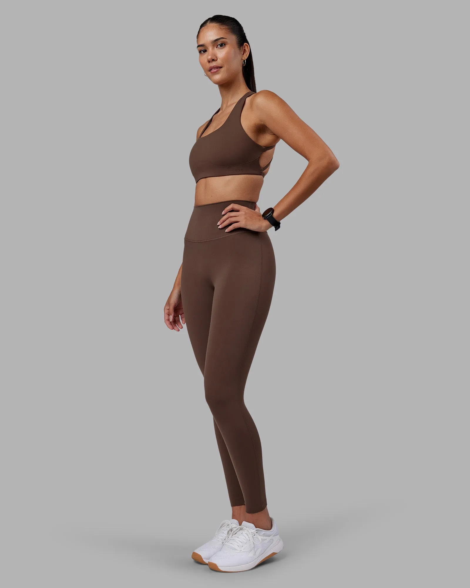 Aspire Sports Bra - Chocolate Martini sold by LSKD product image thumbnail 3