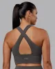 Evoke Longline Sports Bra - Dark Storm sold by LSKD