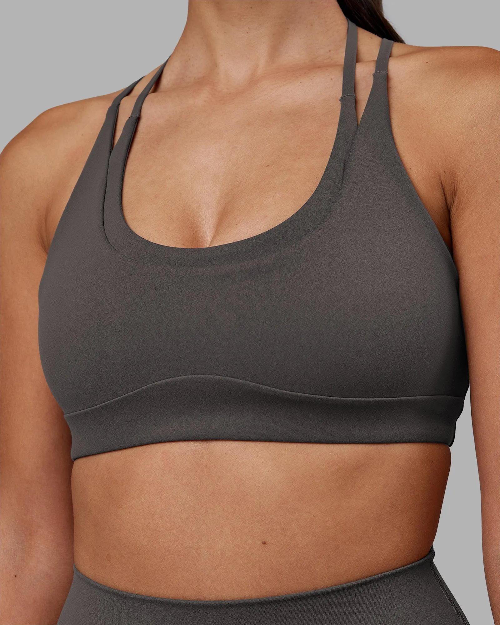 Empower Sports Bra - Dark Storm sold by LSKD product image thumbnail 4