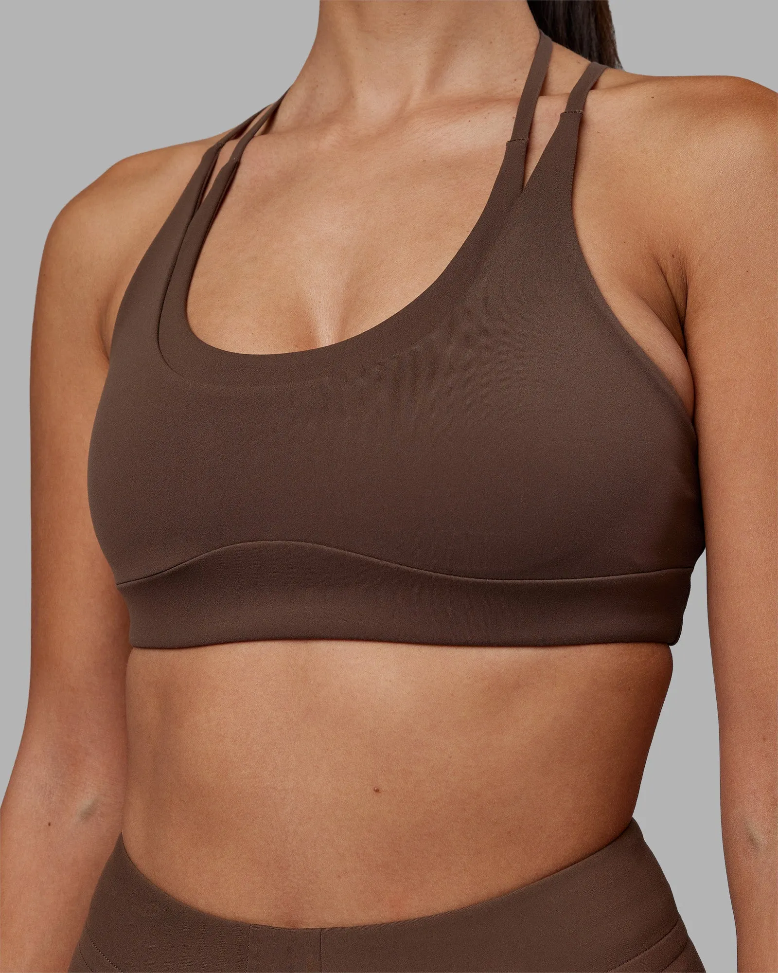 Empower Sports Bra - Chocolate Martini sold by LSKD product image thumbnail 4