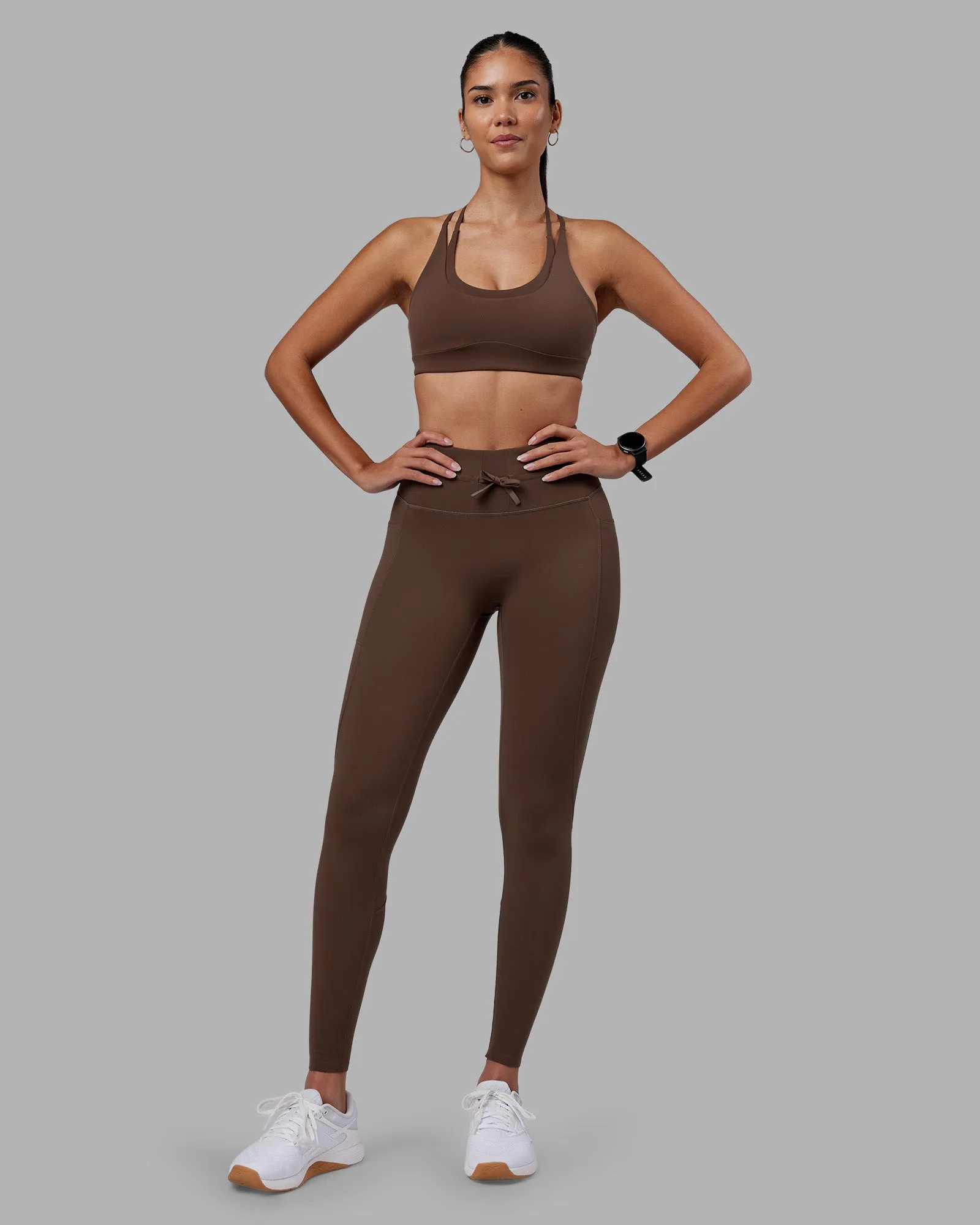 Empower Sports Bra - Chocolate Martini sold by LSKD product image thumbnail 5
