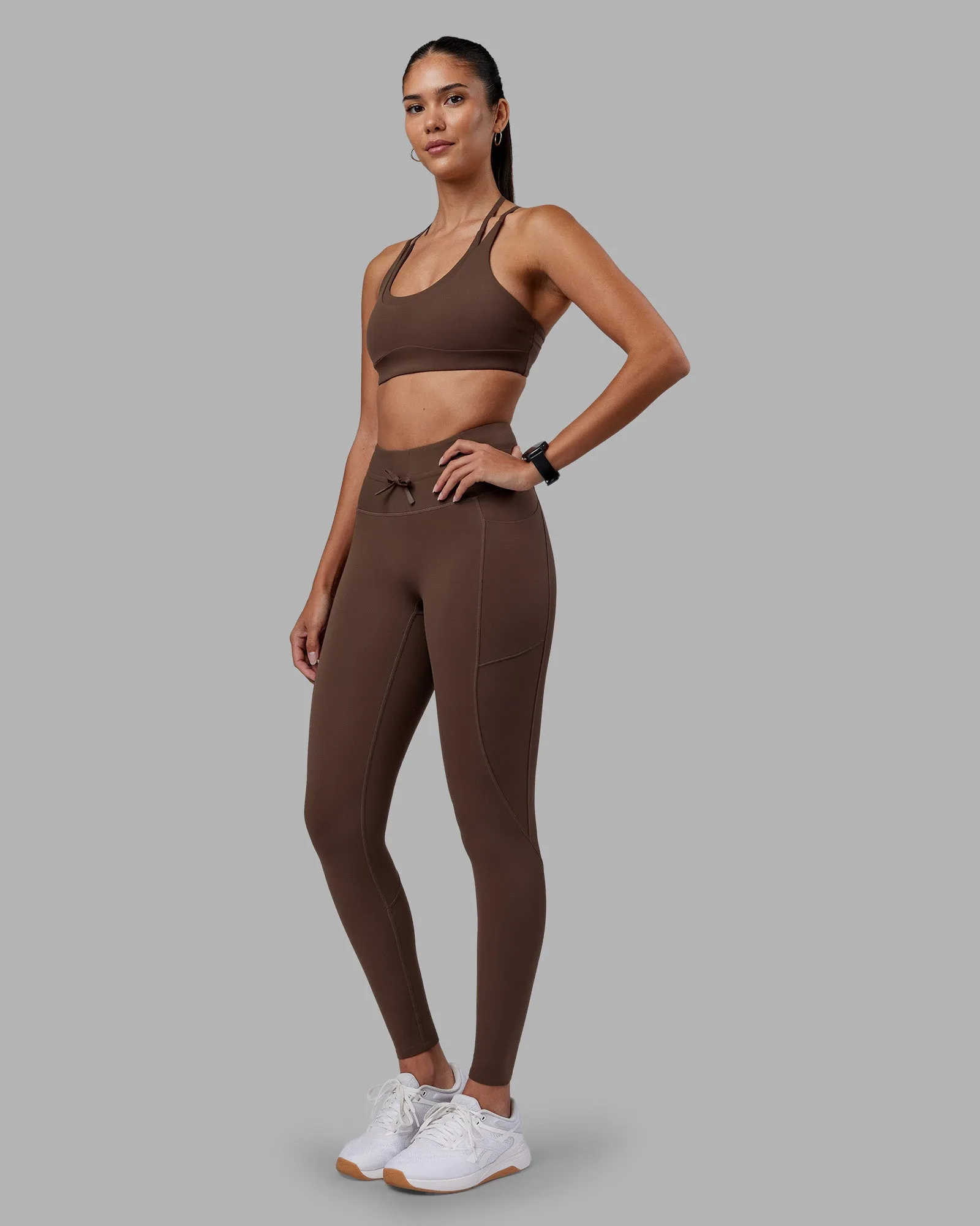 Empower Sports Bra - Chocolate Martini sold by LSKD product image thumbnail 3
