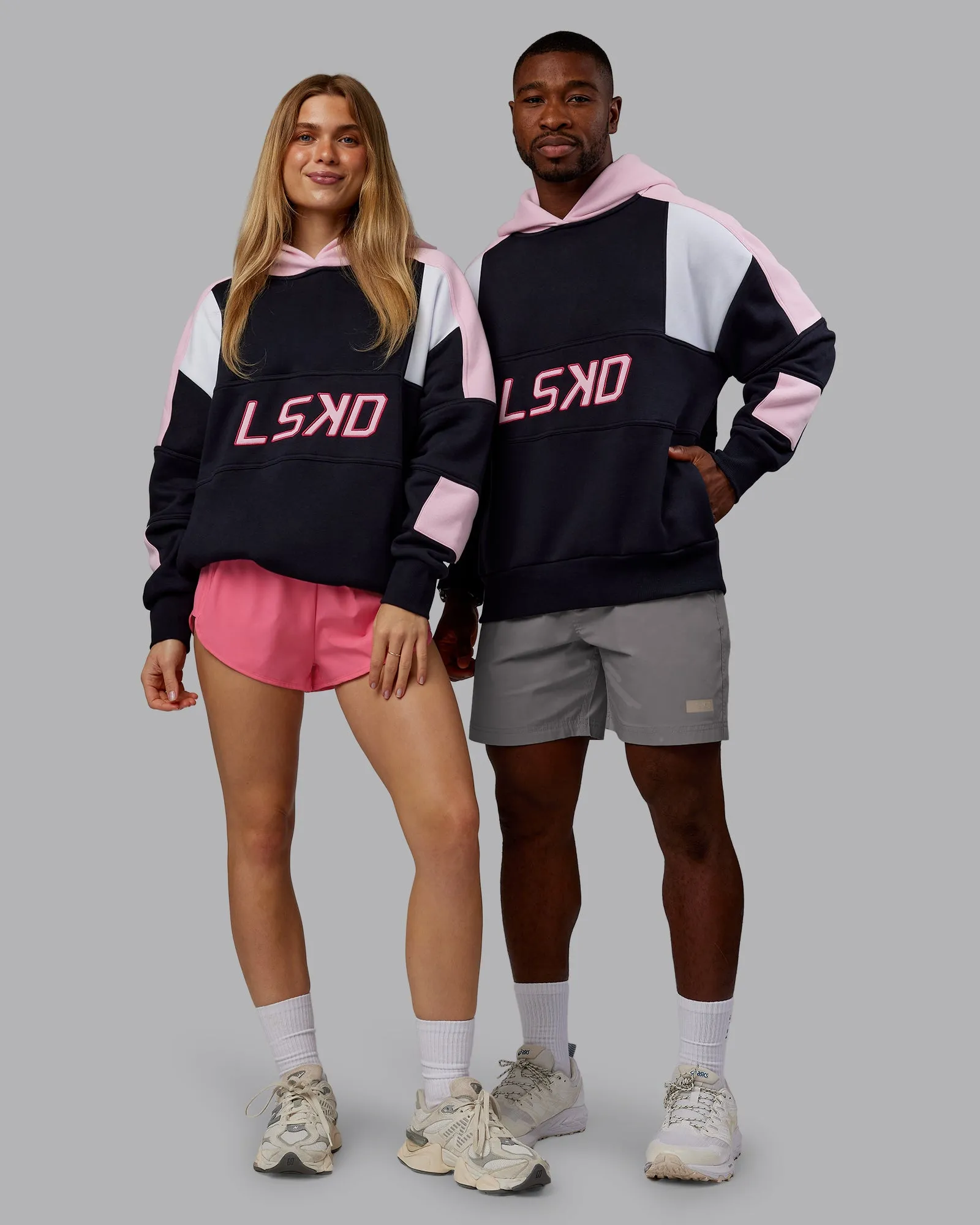 Slam Oversized Hoodie - Caviar-Light Bubblegum sold by LSKD