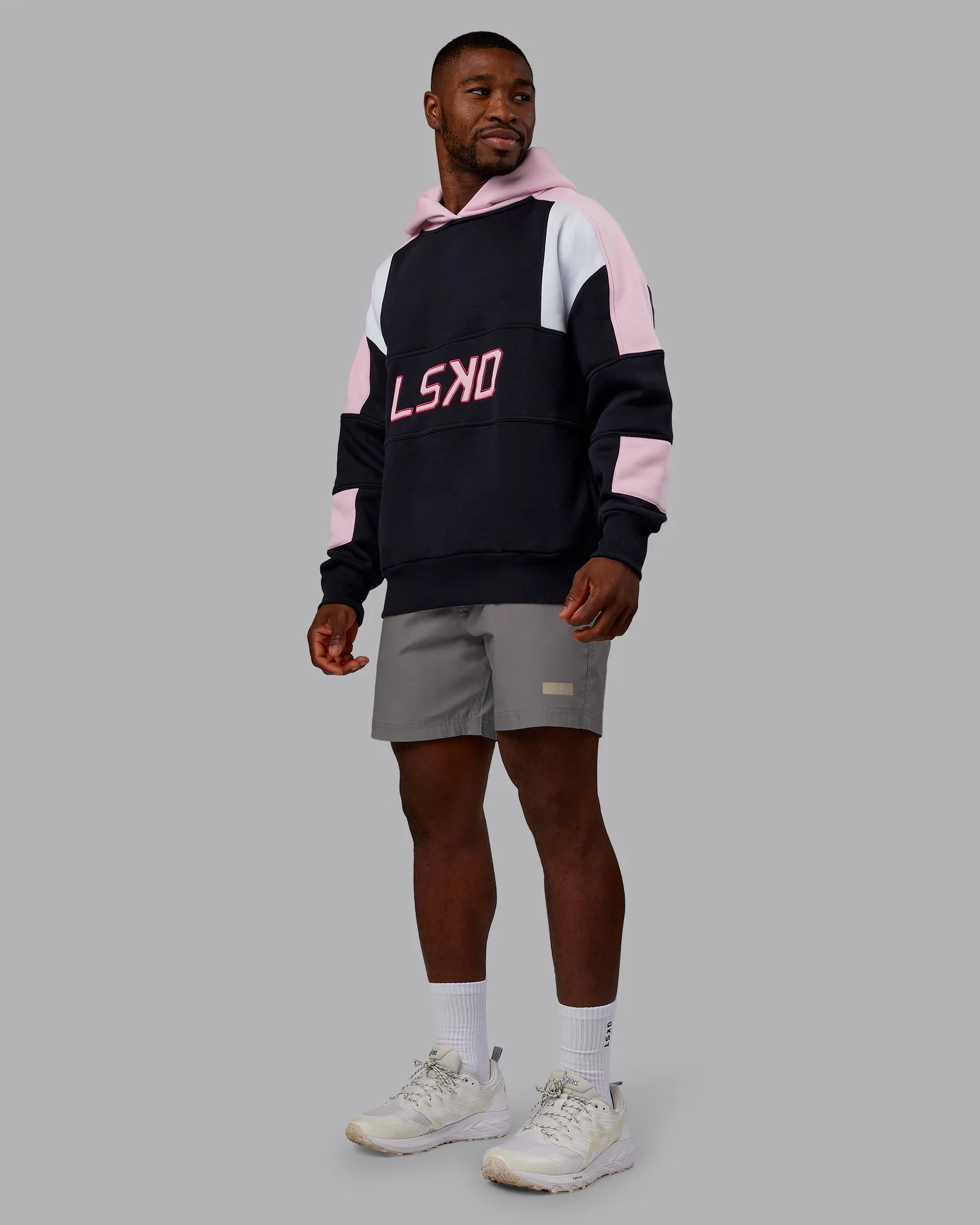 Slam Oversized Hoodie - Caviar-Light Bubblegum sold by LSKD product image thumbnail 5