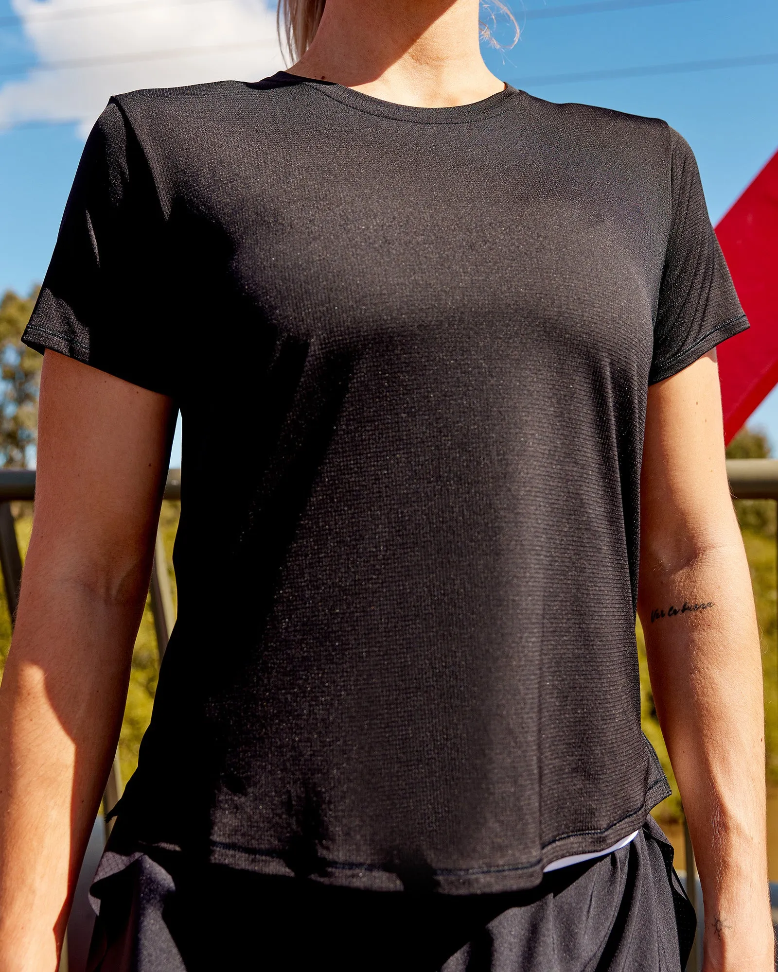 Pace Running Tee 2.0 - Black sold by LSKD product image thumbnail 5