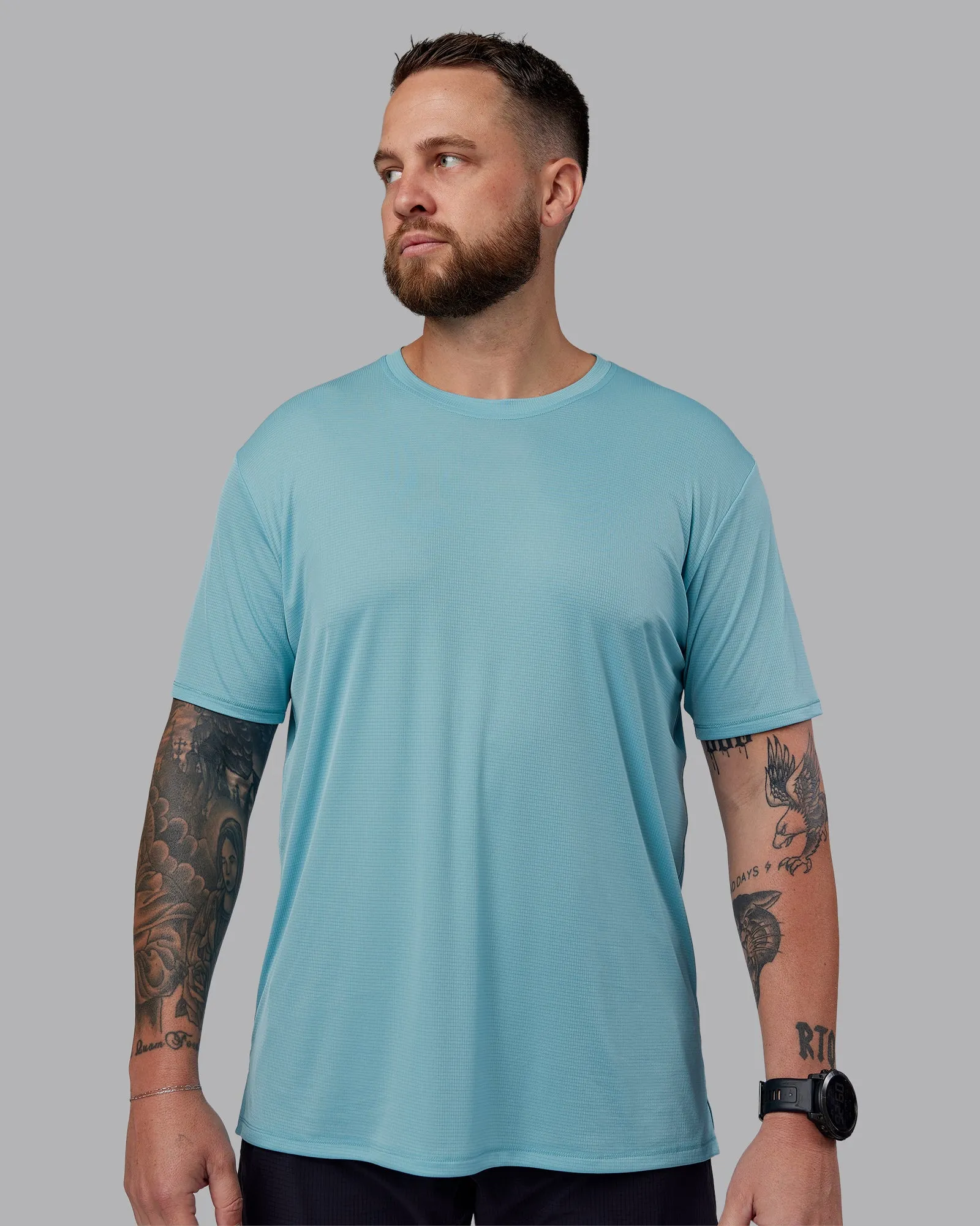 Pace Running Tee - Retro Blue sold by LSKD product image thumbnail 3