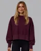 MVP Oversized Sweater - Cherry Lacquer sold by LSKD
