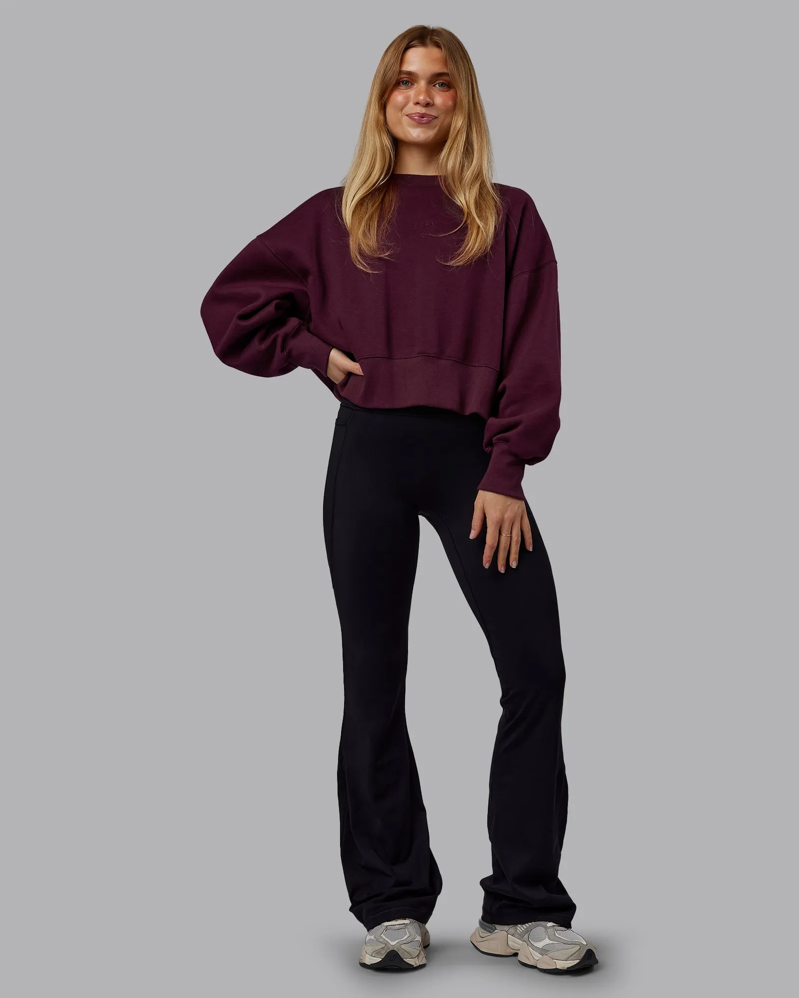 MVP Oversized Sweater - Cherry Lacquer sold by LSKD