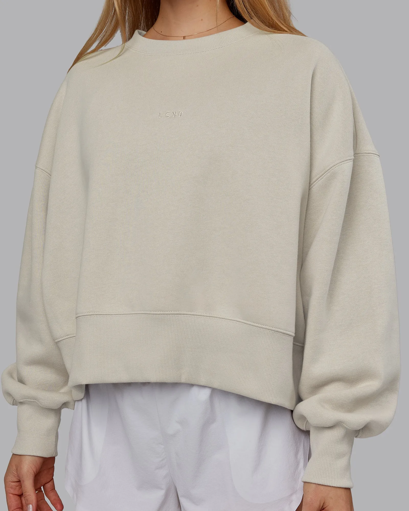 MVP Oversized Sweater - Shale Beige sold by LSKD product image thumbnail 5