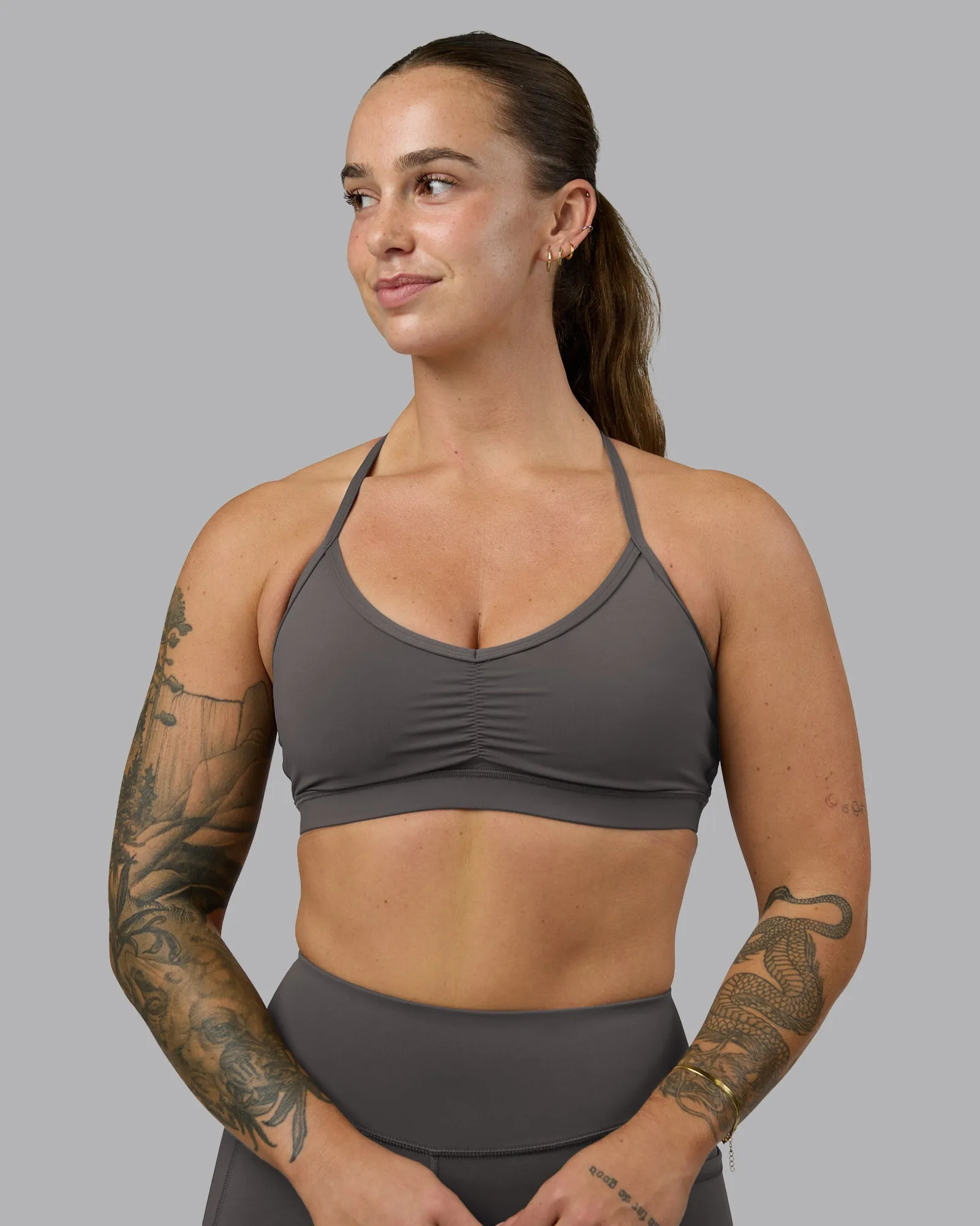 Clarity Sports Bra - Dark Storm sold by LSKD product image thumbnail 2