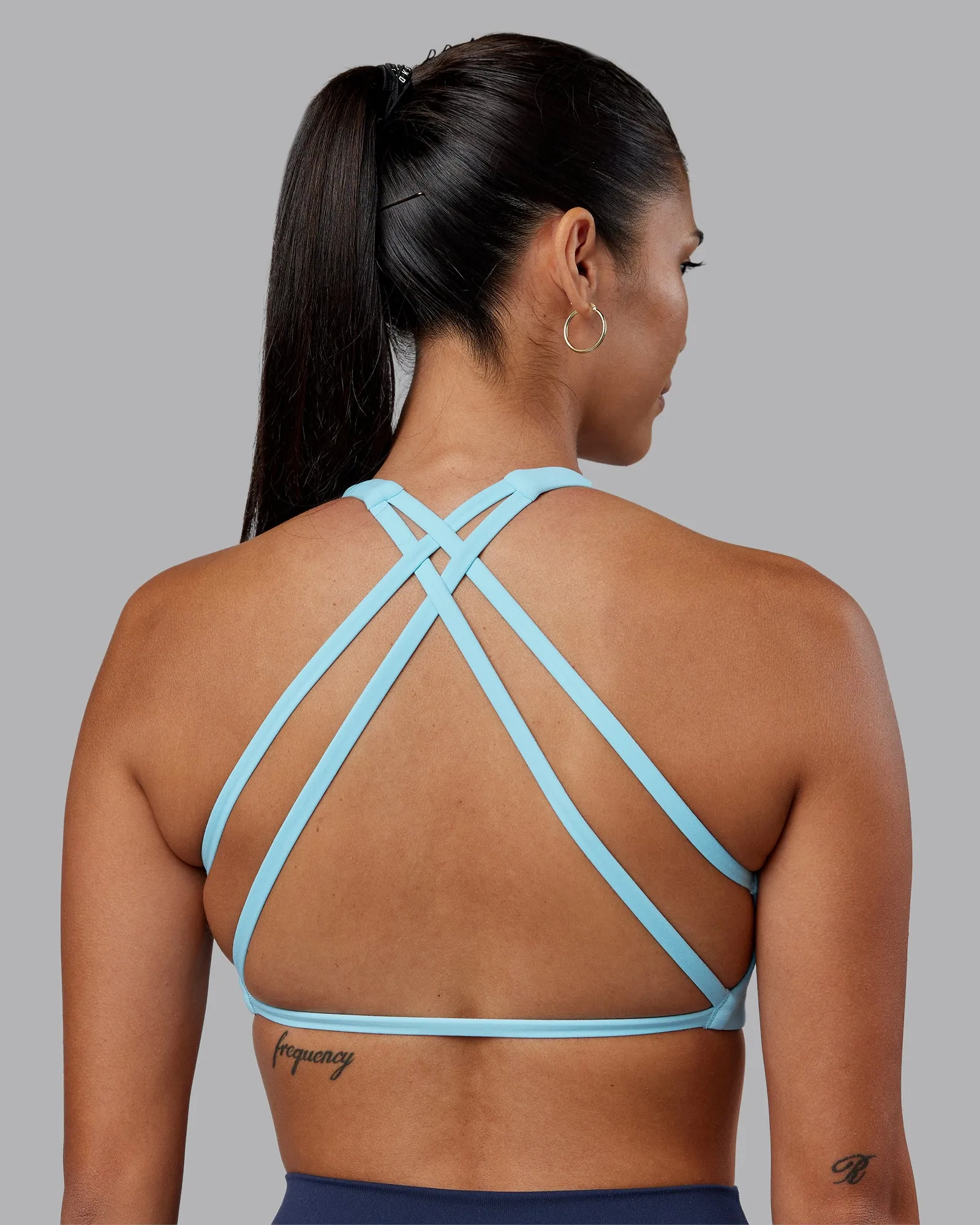 Aspire Sports Bra - Sky Blue sold by LSKD