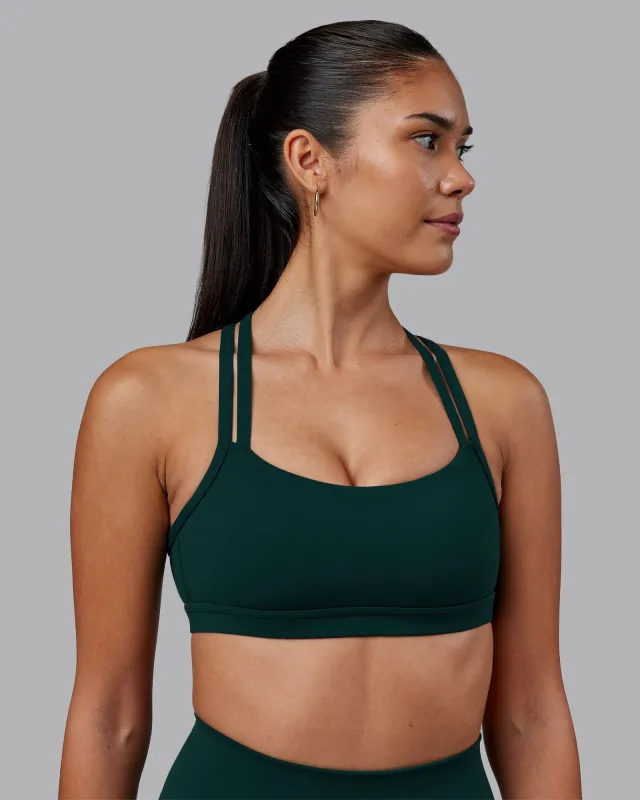 Velocity Sports Bra - Dark Moss sold by LSKD