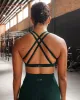 Velocity Sports Bra - Dark Moss sold by LSKD