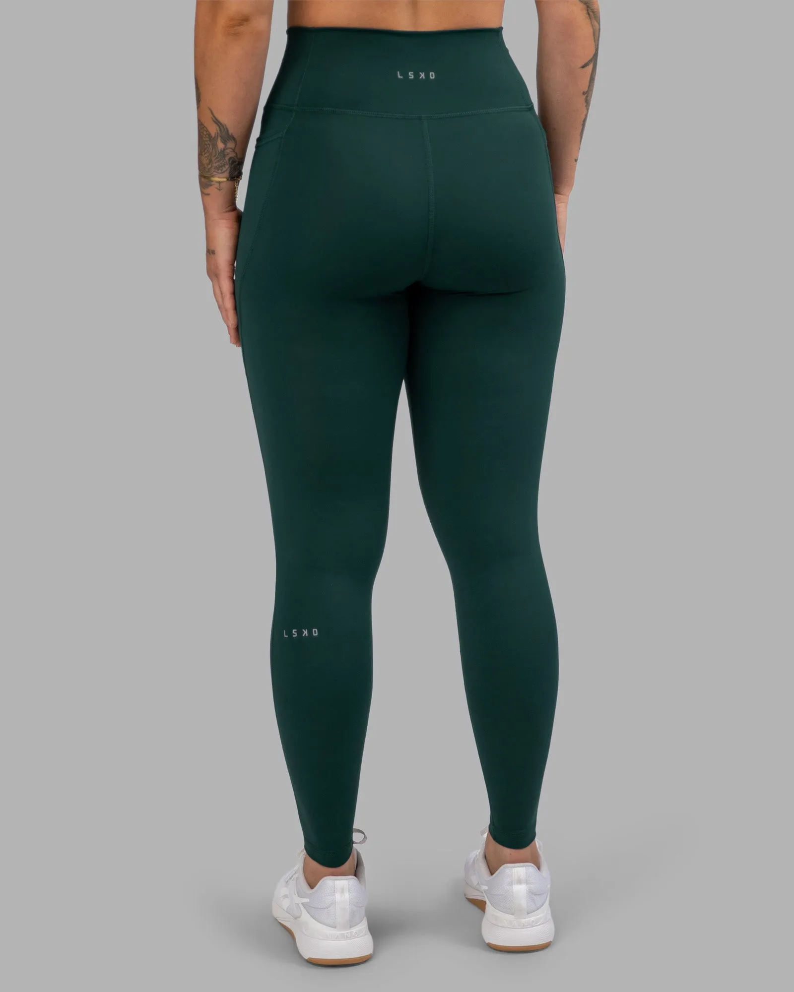 Fusion Ultra High-Rise Full Length Legging Pockets - Dark Moss sold by LSKD product image thumbnail 4