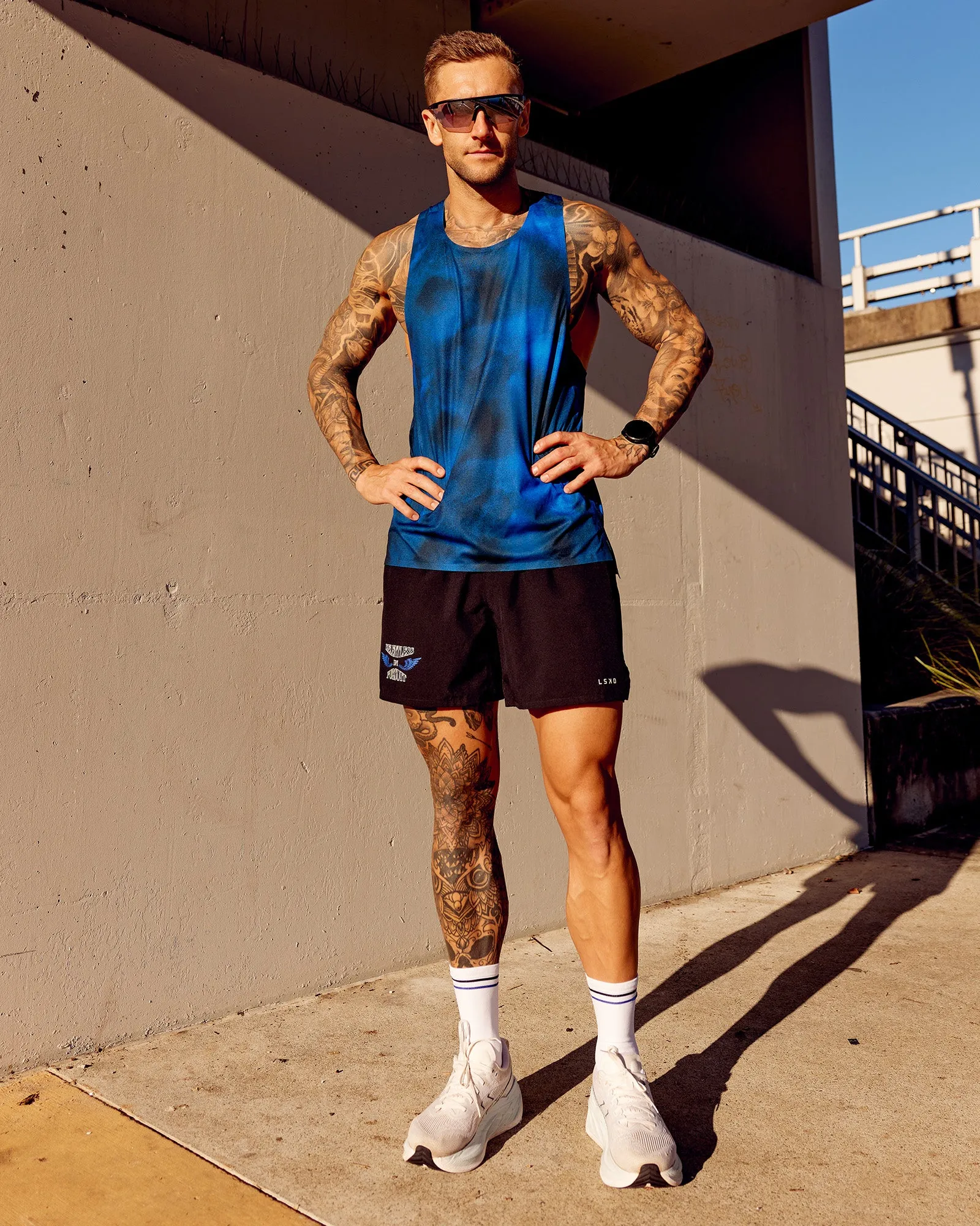 Tommy Newell Pace 5" Lined Performance Short - Black sold by LSKD product image thumbnail 5