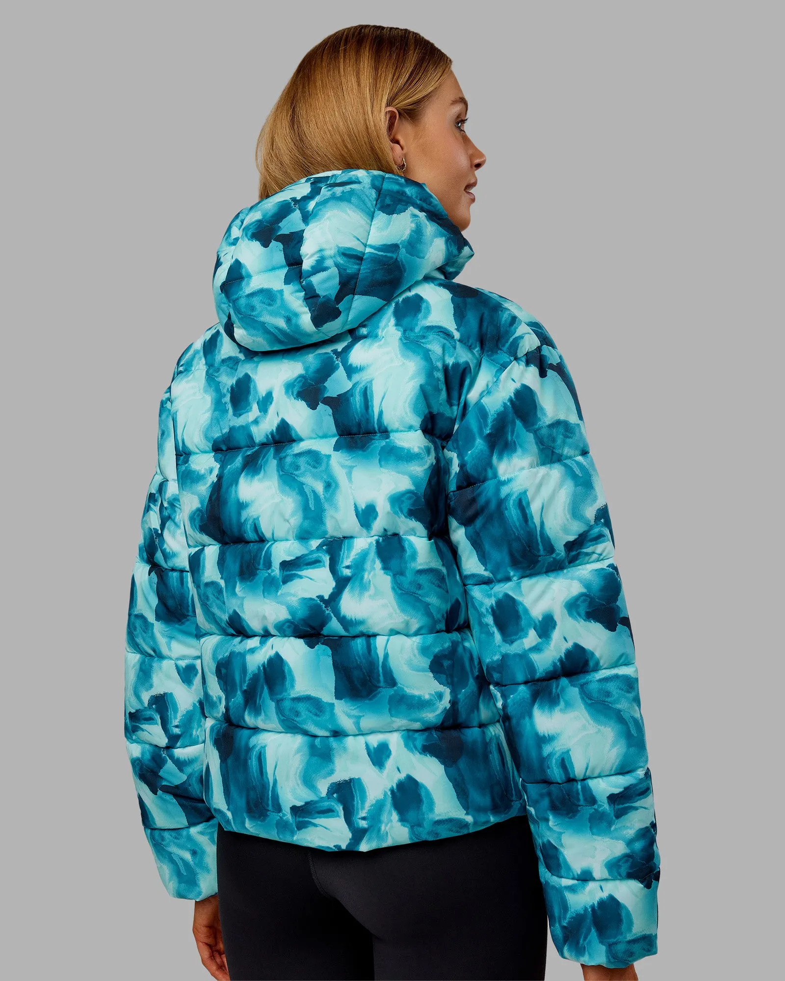 Go-To Puffer Jacket - Dazed Print sold by LSKD product image thumbnail 3