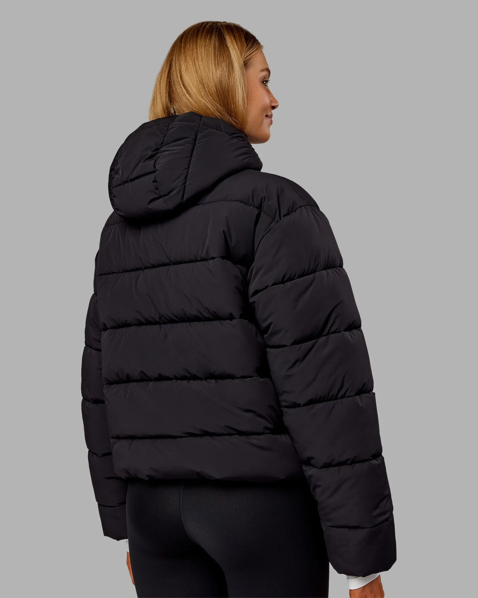 Go-To Puffer Jacket - Black sold by LSKD product image thumbnail 4