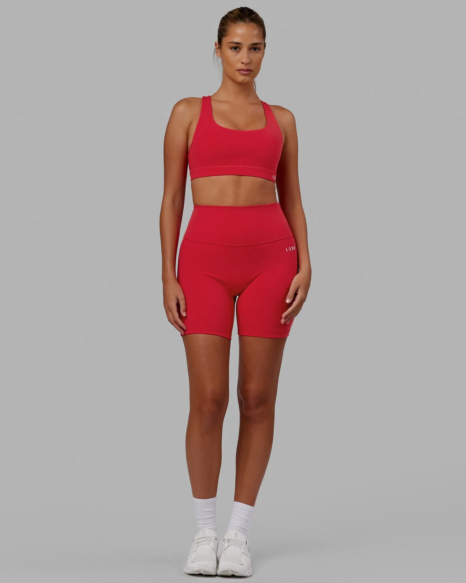 Base Sports Bra - Scarlet sold by LSKD product image thumbnail 2