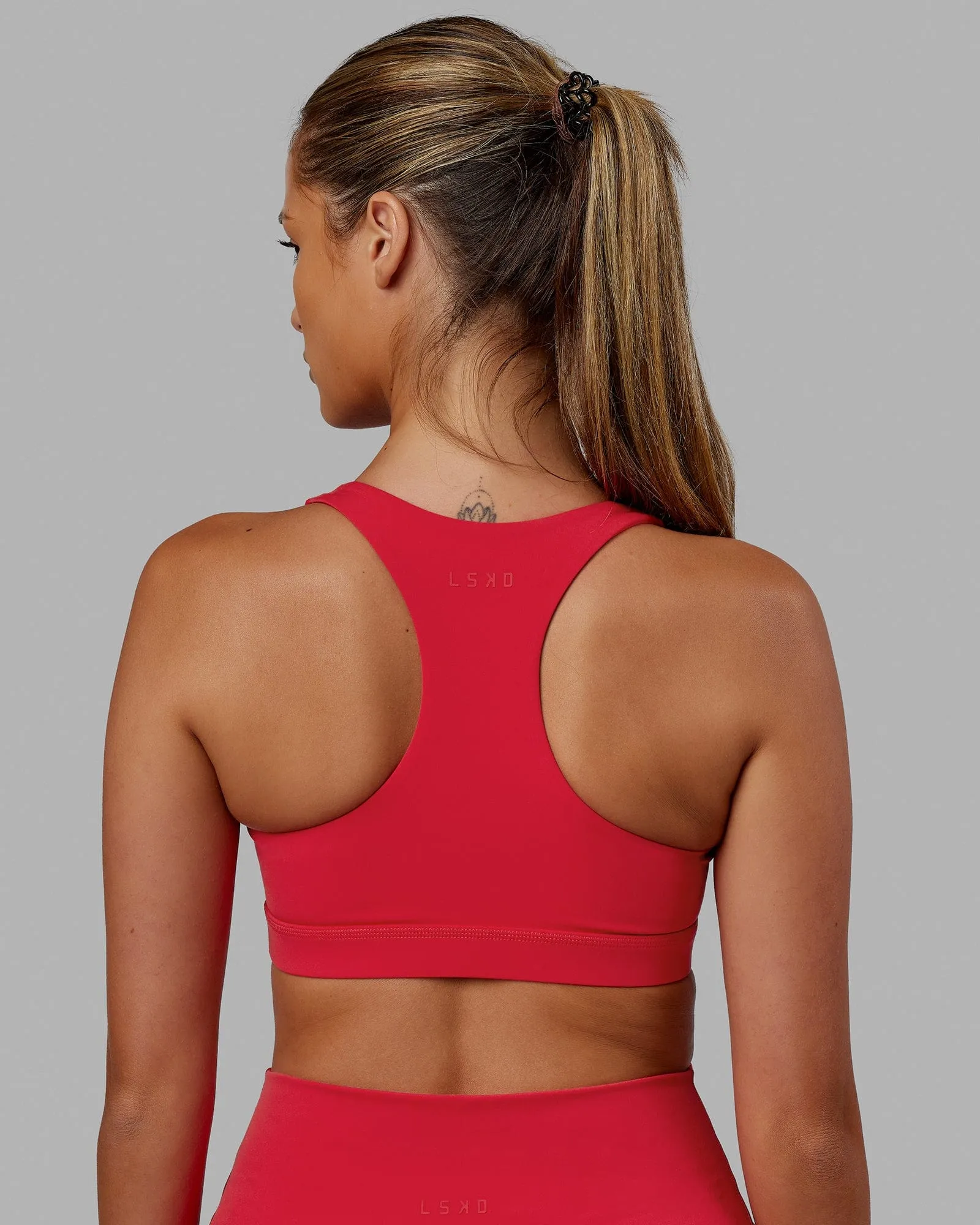 Base Sports Bra - Scarlet sold by LSKD product image thumbnail 5