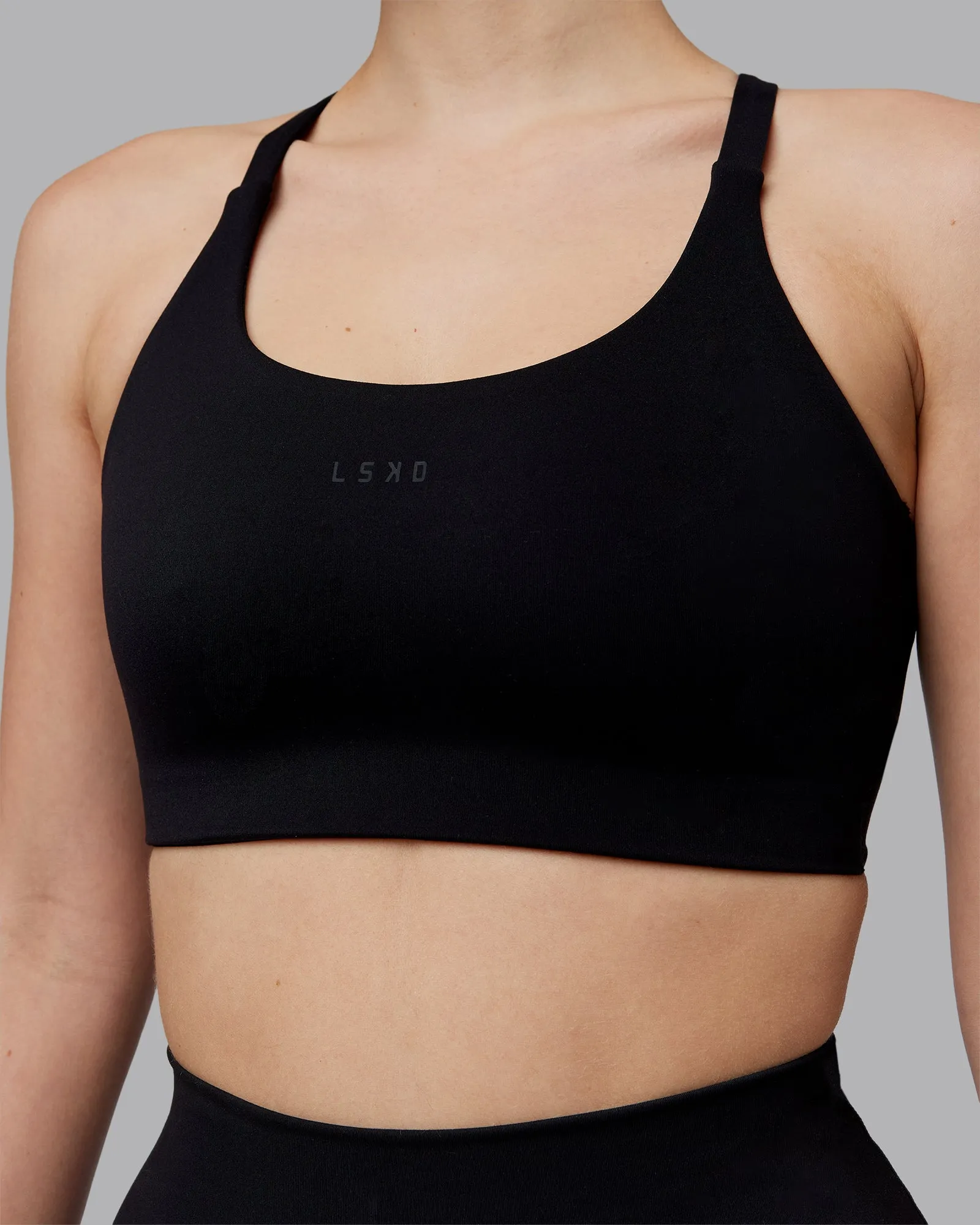 Twist Sports Bra D/DD/E - Black sold by LSKD product image thumbnail 5