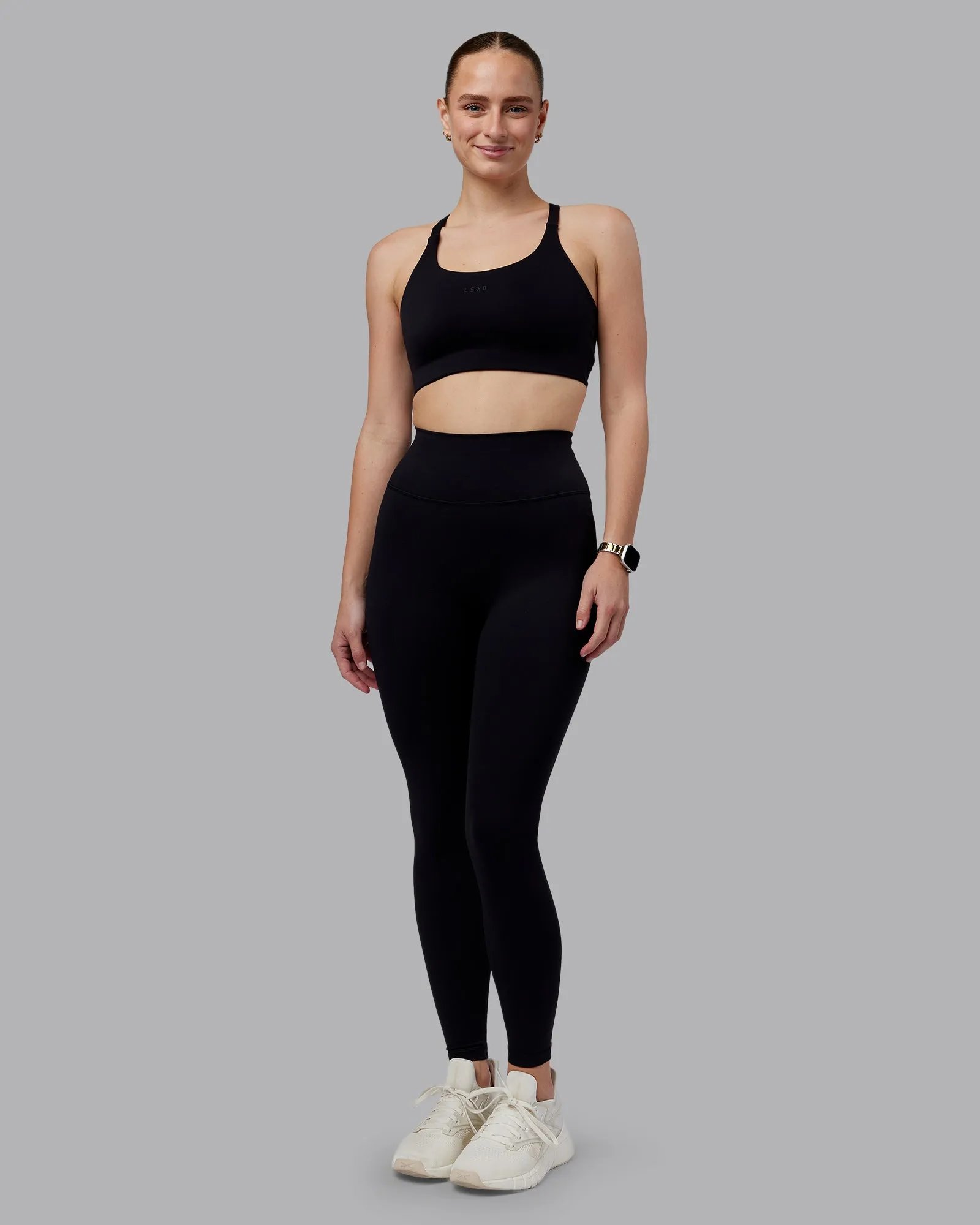 Twist Sports Bra D/DD/E - Black sold by LSKD product image thumbnail 4