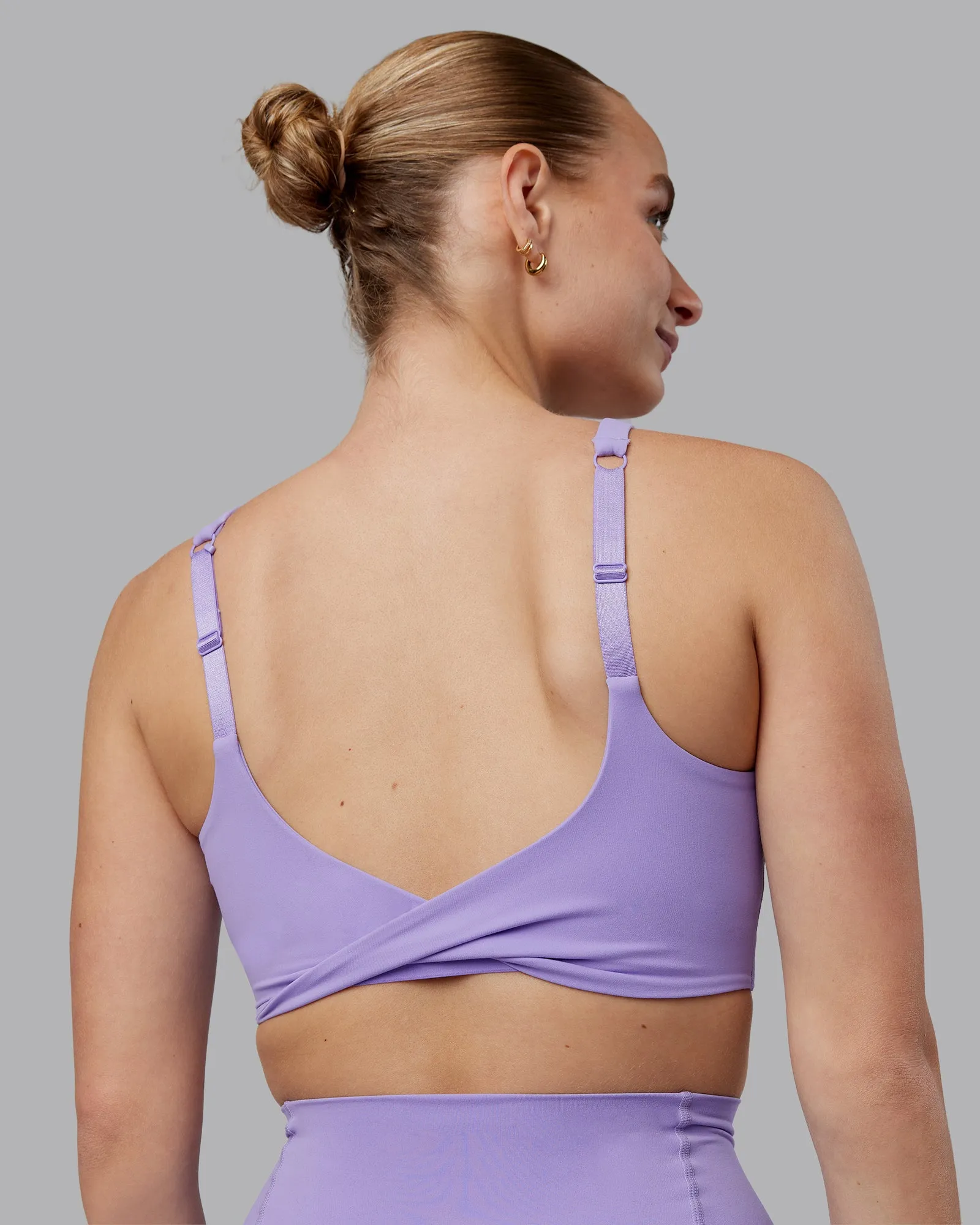 Twist Sports Bra D/DD/E - Violet Ray sold by LSKD product image thumbnail 3