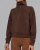 Elevate SoftTouch 1/2 Zip Sweater - Chocolate Martini sold by LSKD