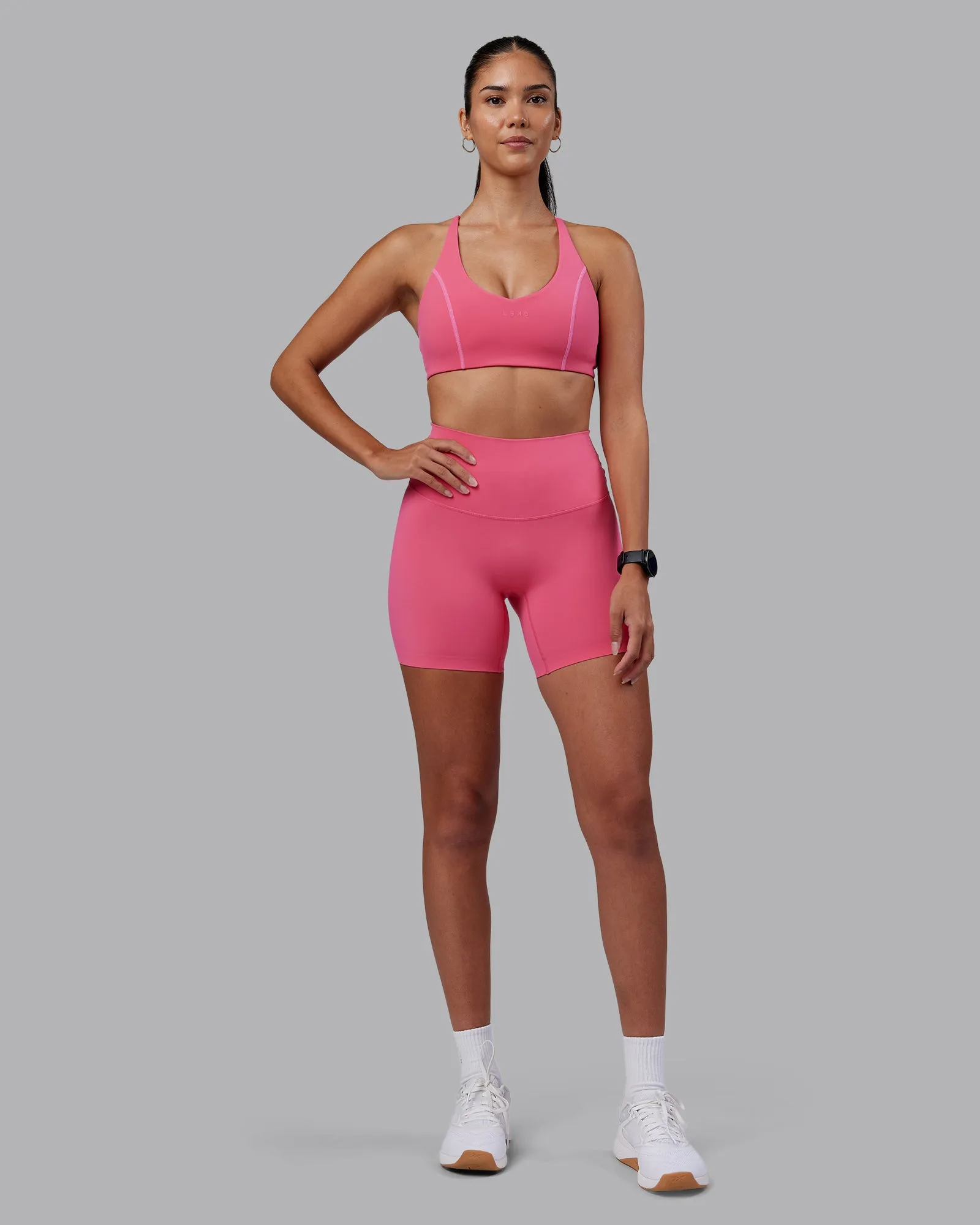 Elixir High-Rise 6" Short - Hot Pink sold by LSKD product image thumbnail 3