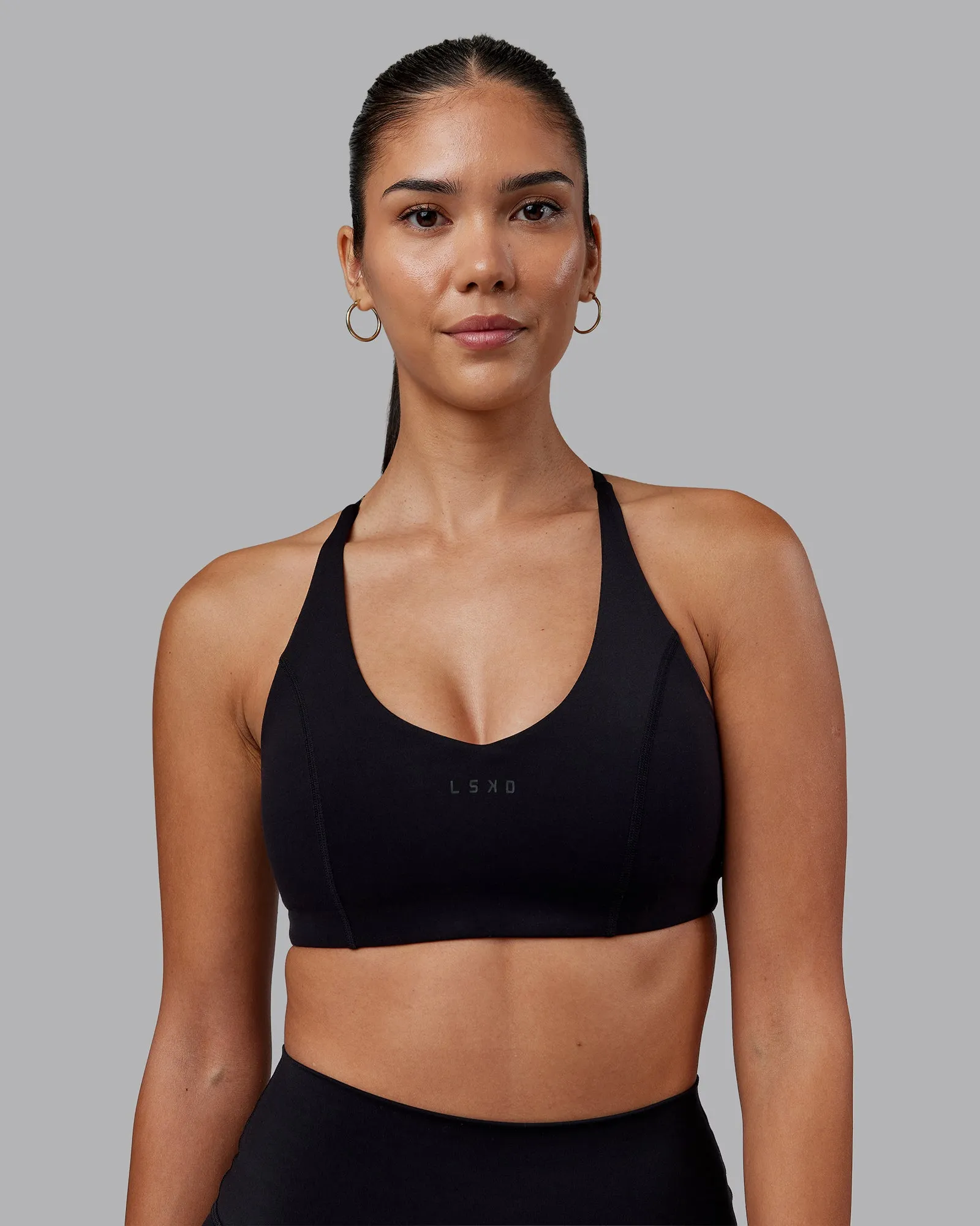 Stellar Sports Bra - Black sold by LSKD product image thumbnail 3