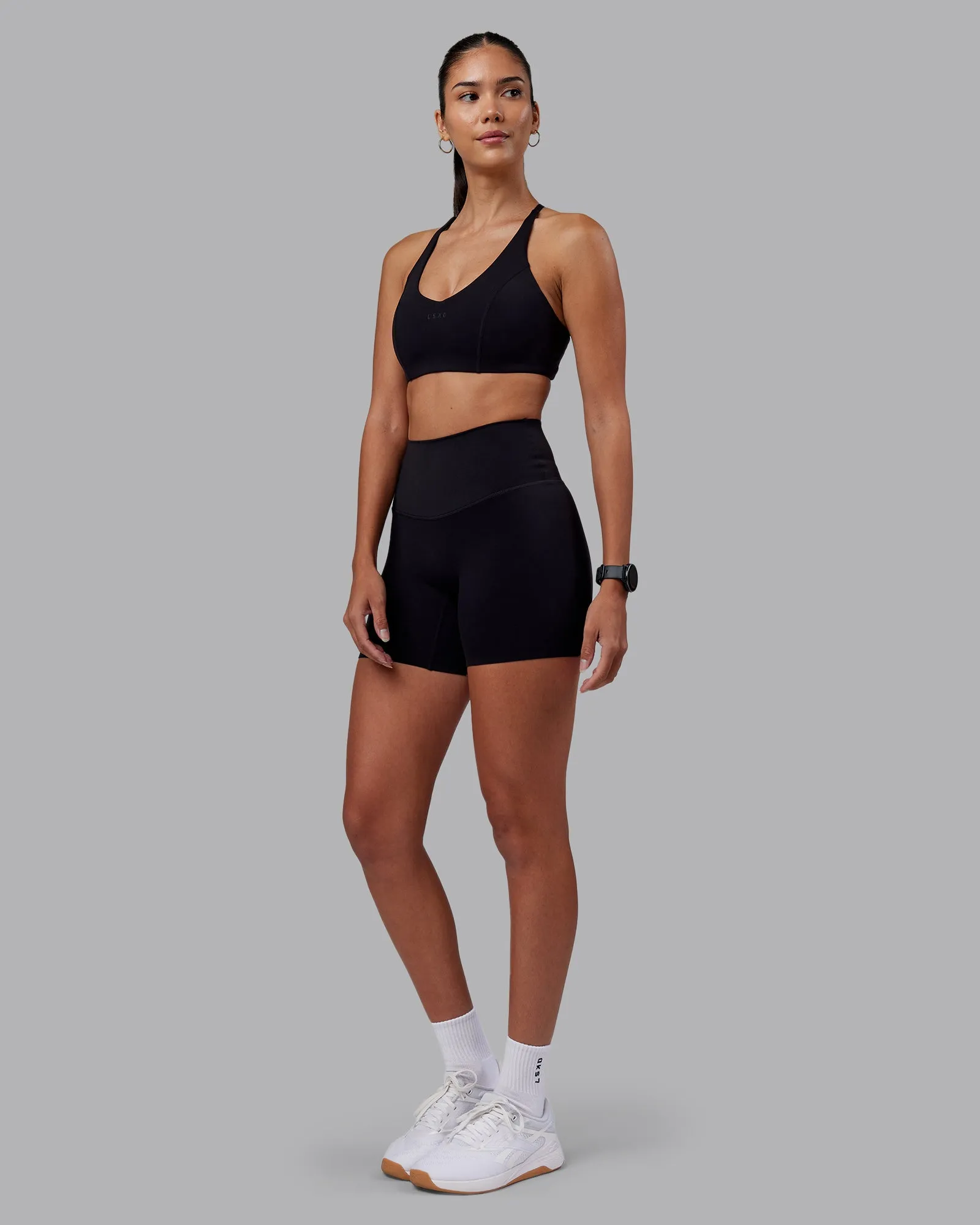 Stellar Sports Bra - Black sold by LSKD product image thumbnail 4